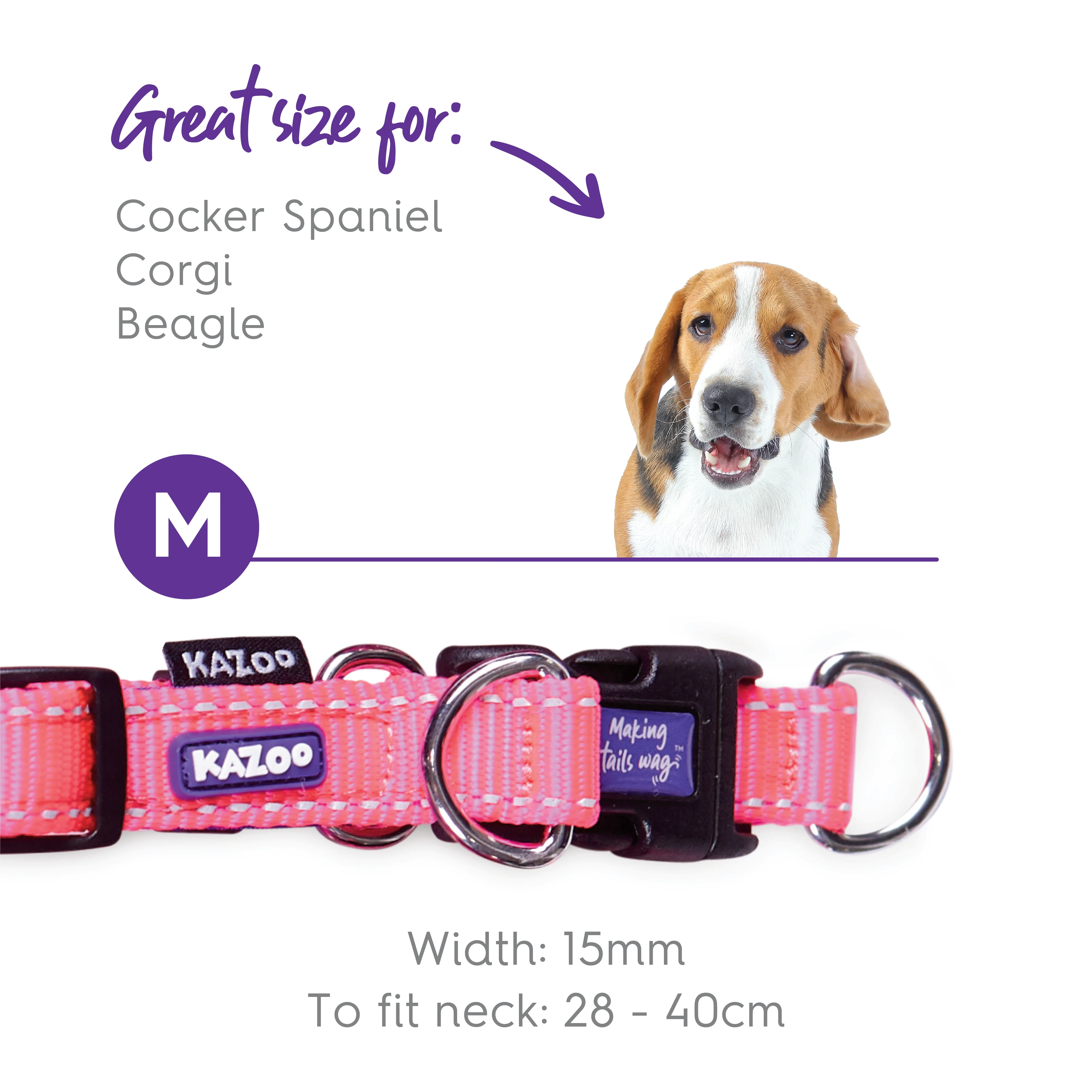 Active Easy-clip Dog Collar - Bloom Burst - Image 8