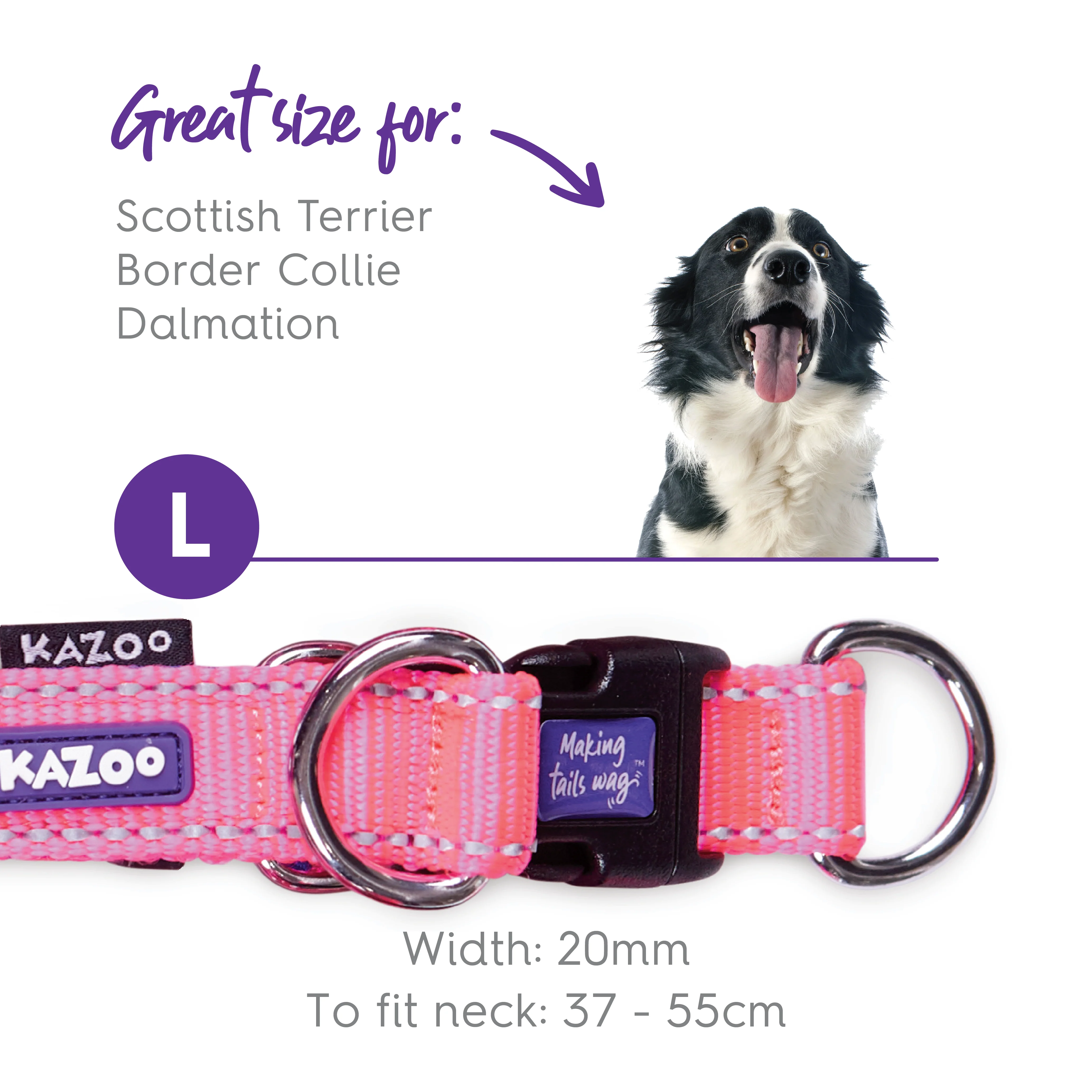 Active Easy-clip Dog Collar - Bloom Burst - Image 9