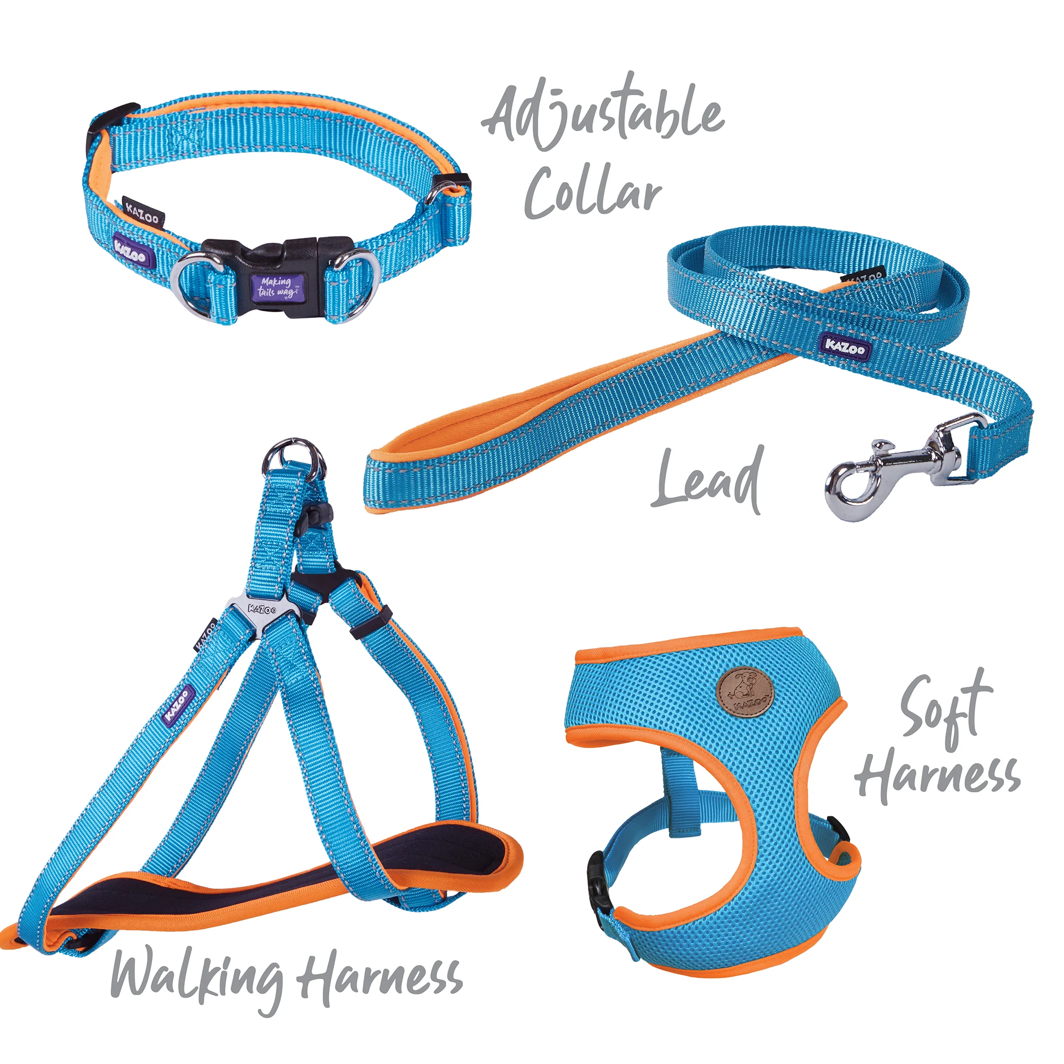 Active Easy-clip Dog Collar - Ocean Sunrise - Image 10