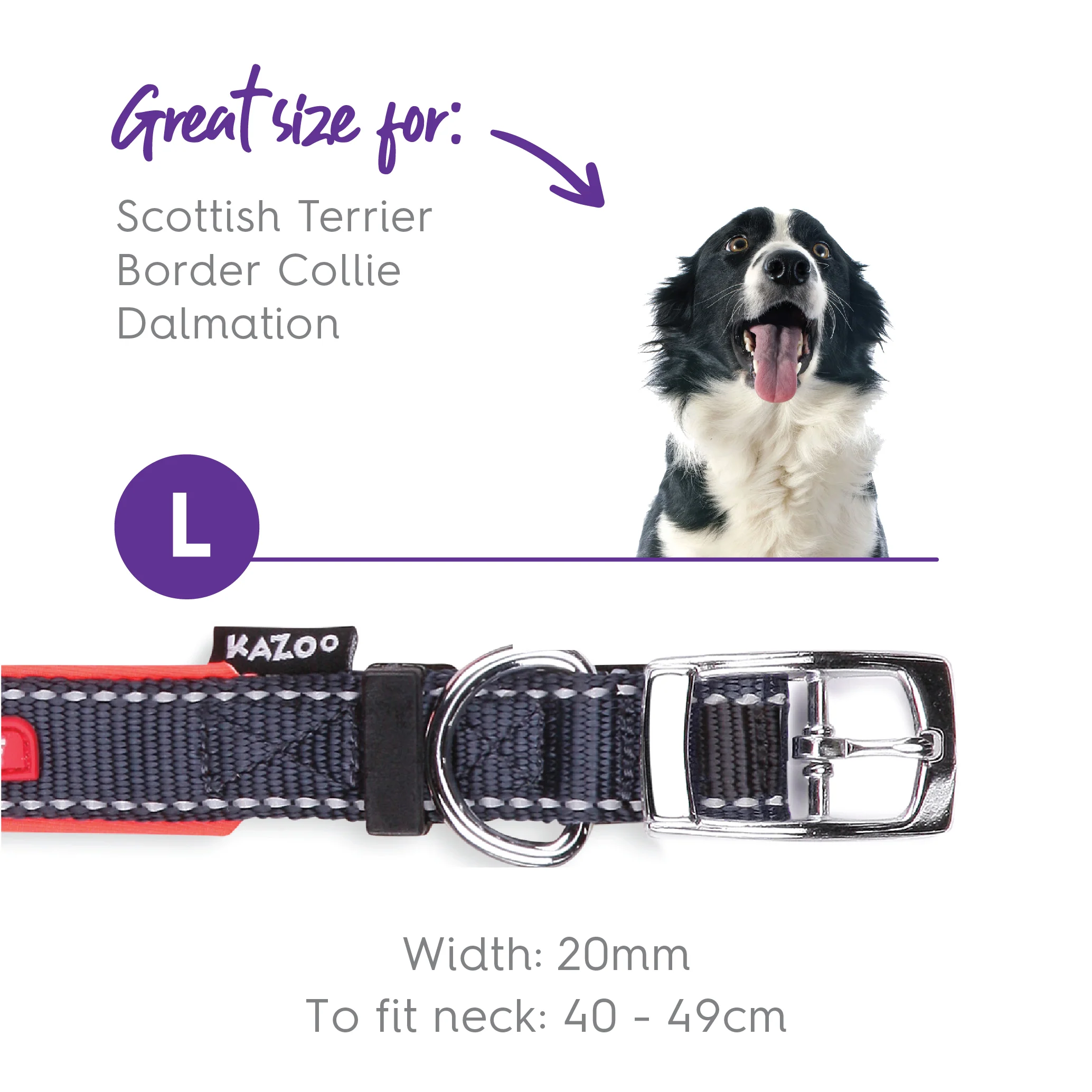 Active Dog Collar - Slate & Orange - Image 12