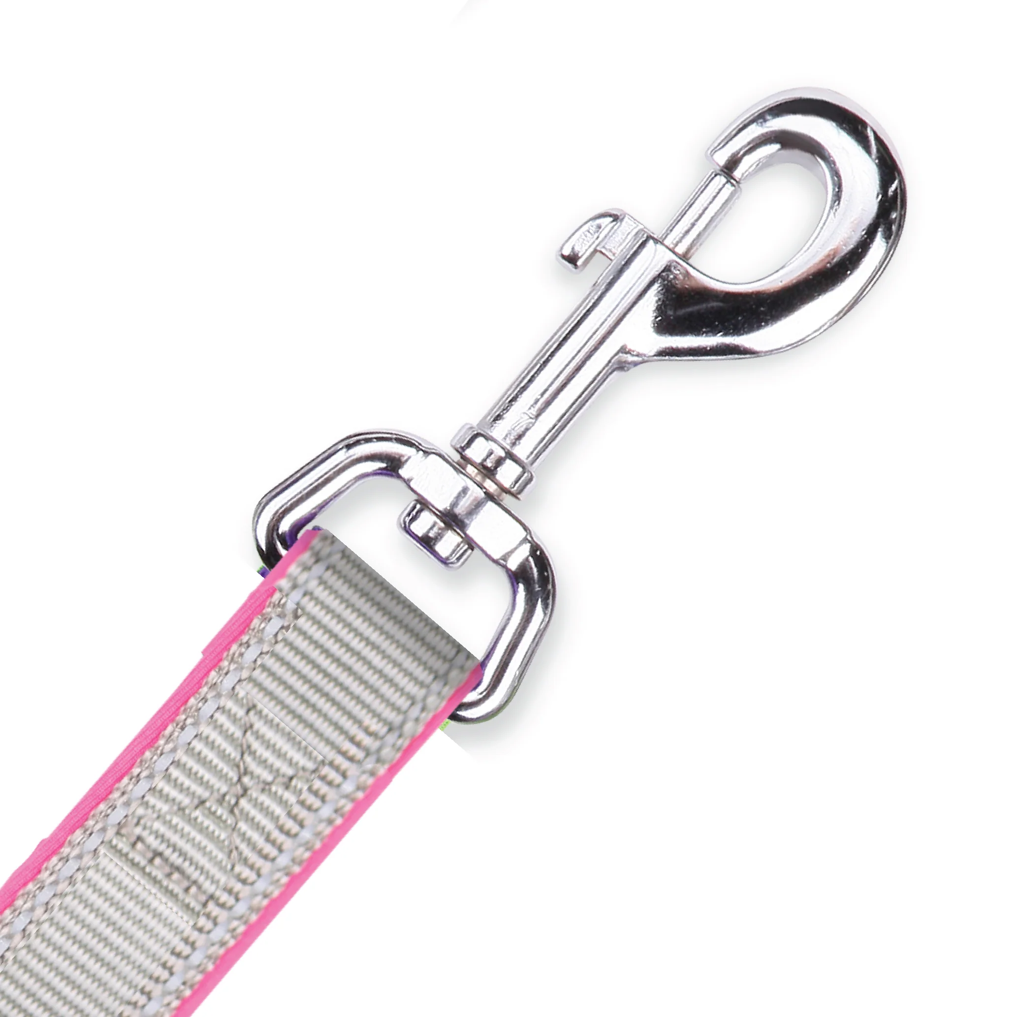 Active Dog Lead - Silver & Pink - Image 7
