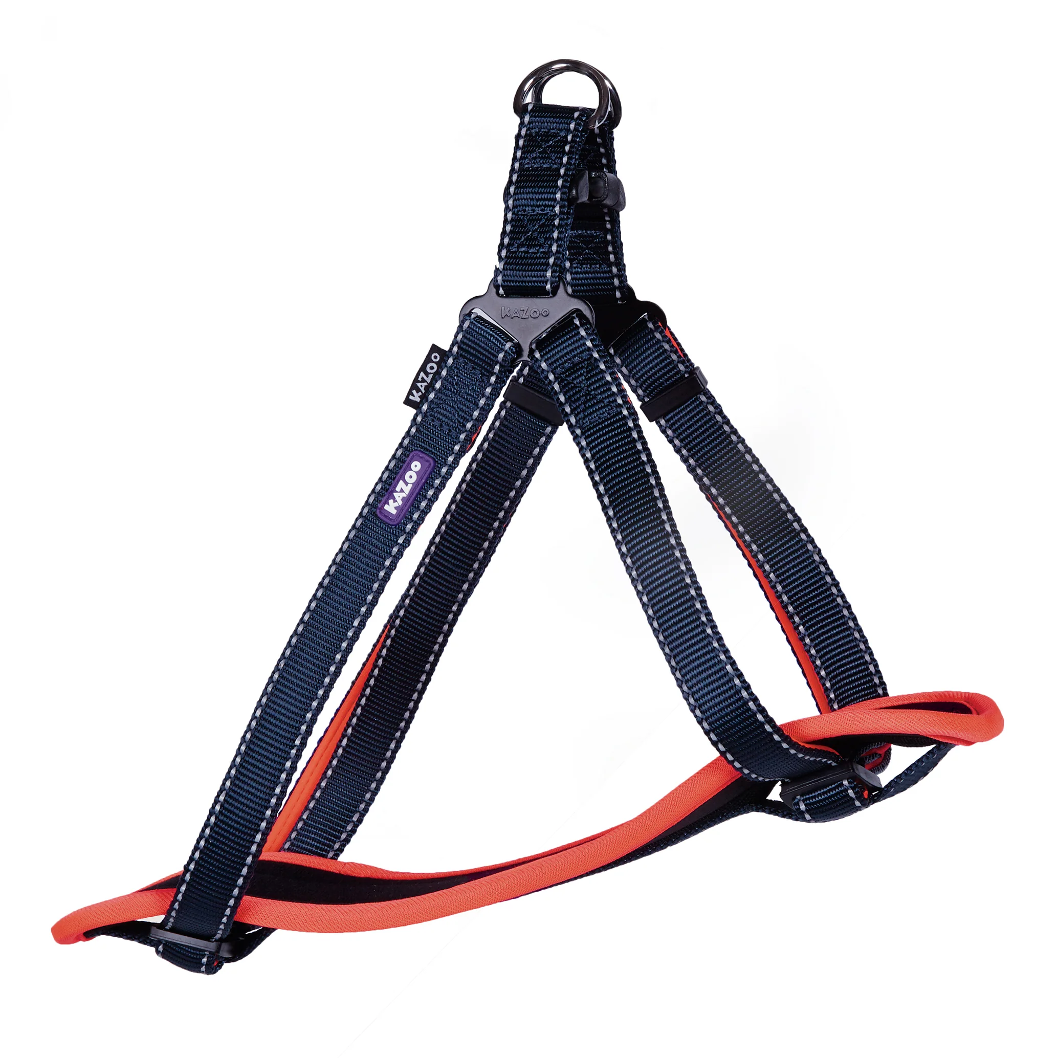 Active Walking Dog Harness - Slate & Orange