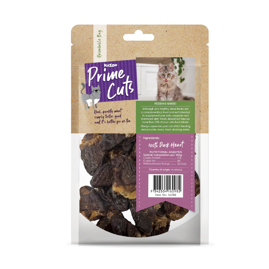 Aussie Duck Heart Cat Treats - Image 4