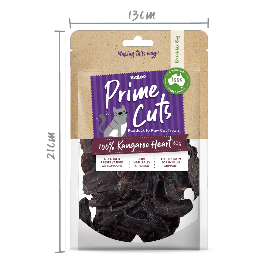 Aussie Kangaroo Heart Cat Treats - Image 5