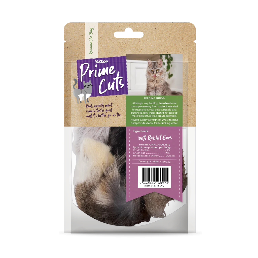 Aussie Rabbit Ears w/ Fur Cat Treats - Image 4
