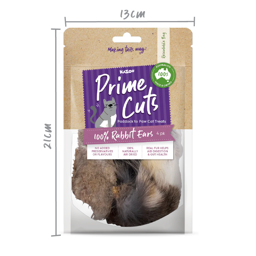 Aussie Rabbit Ears w/ Fur Cat Treats - Image 7