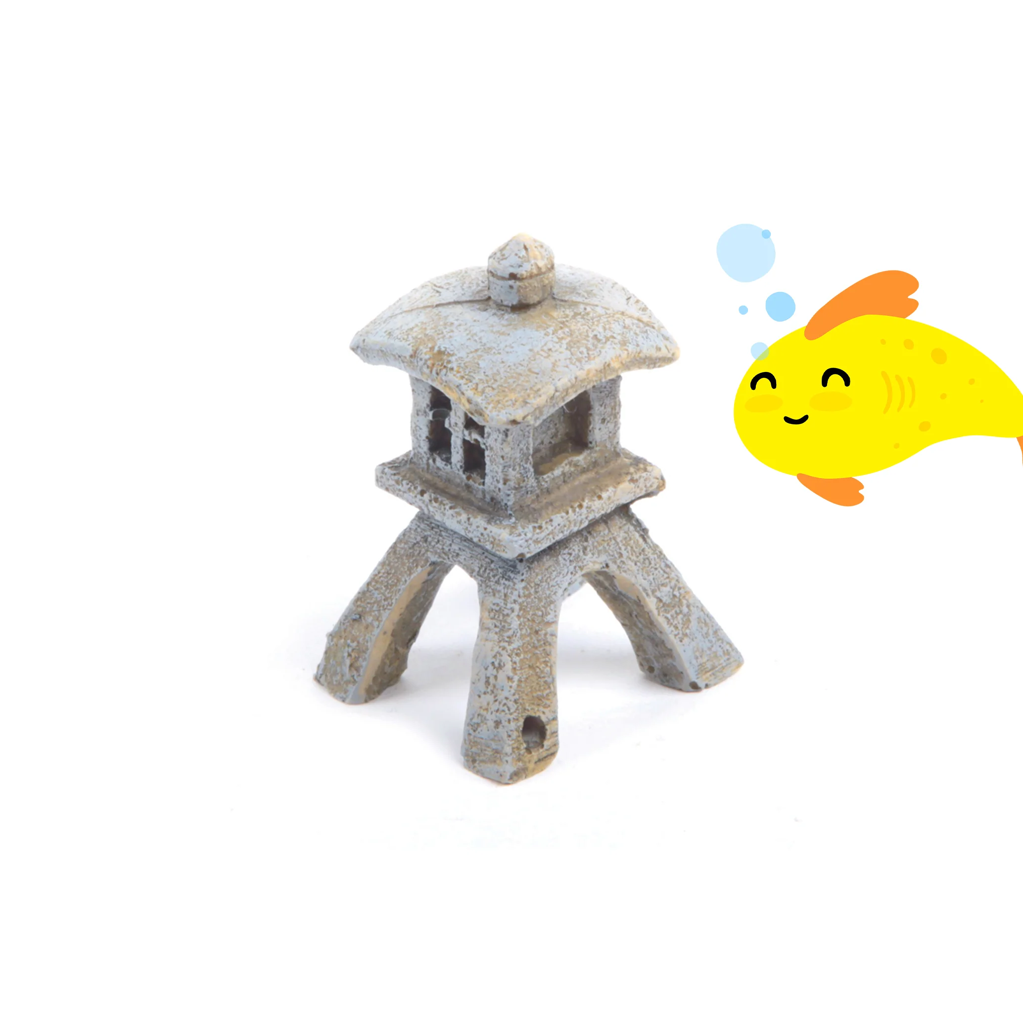 Balinese Lantern Fish Tank Ornament