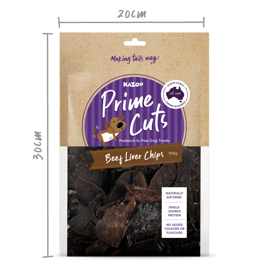 Aussie Beef Liver Chips Dog Treats - Image 9