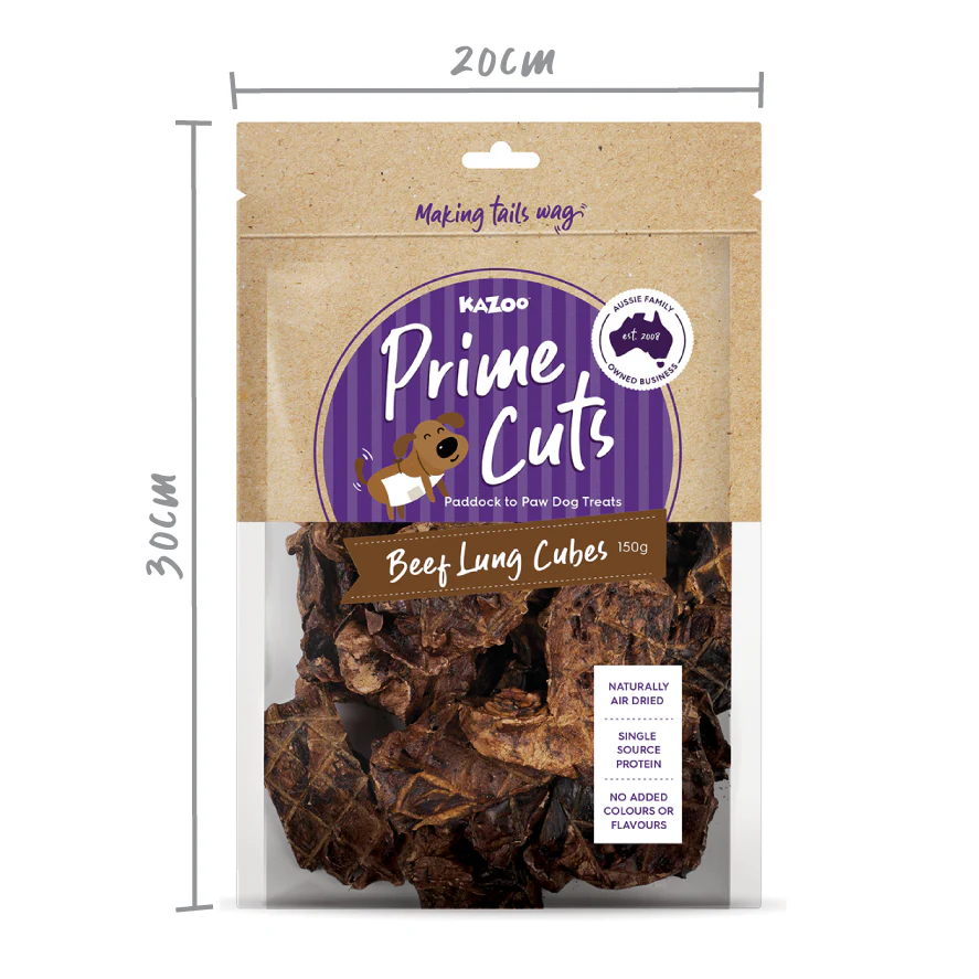 Aussie Beef Lung Cubes Dog Treats - Image 4