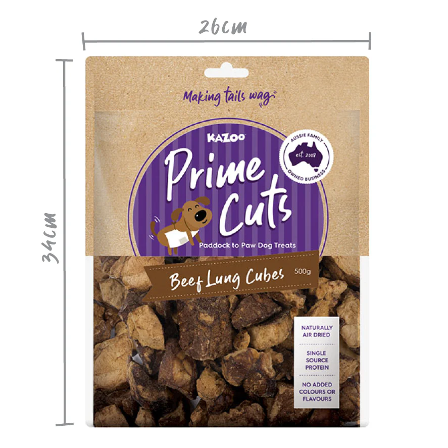 Aussie Beef Lung Cubes Dog Treats - Image 7