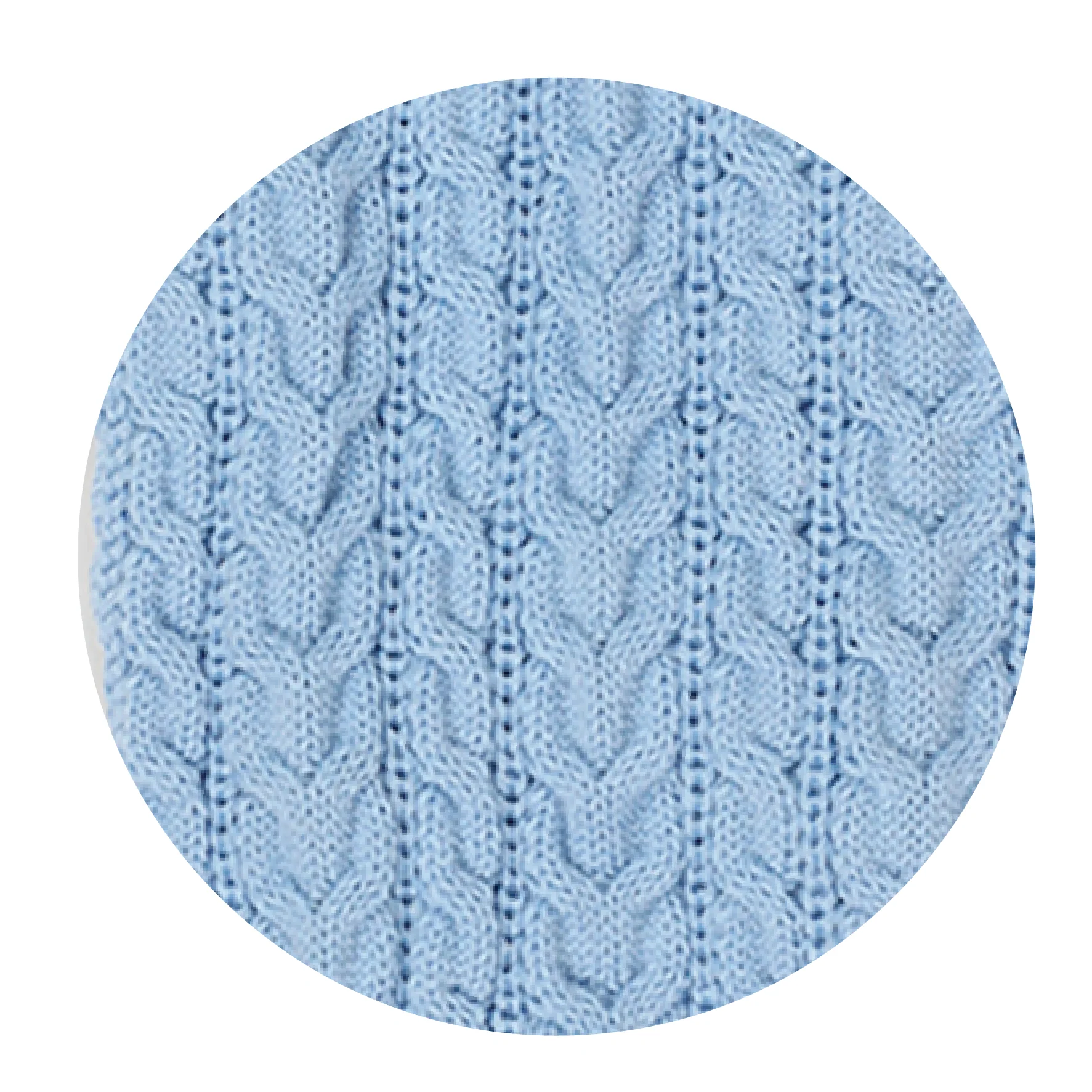 Blue Cloud Cable Knit Dog Jumper - Image 4