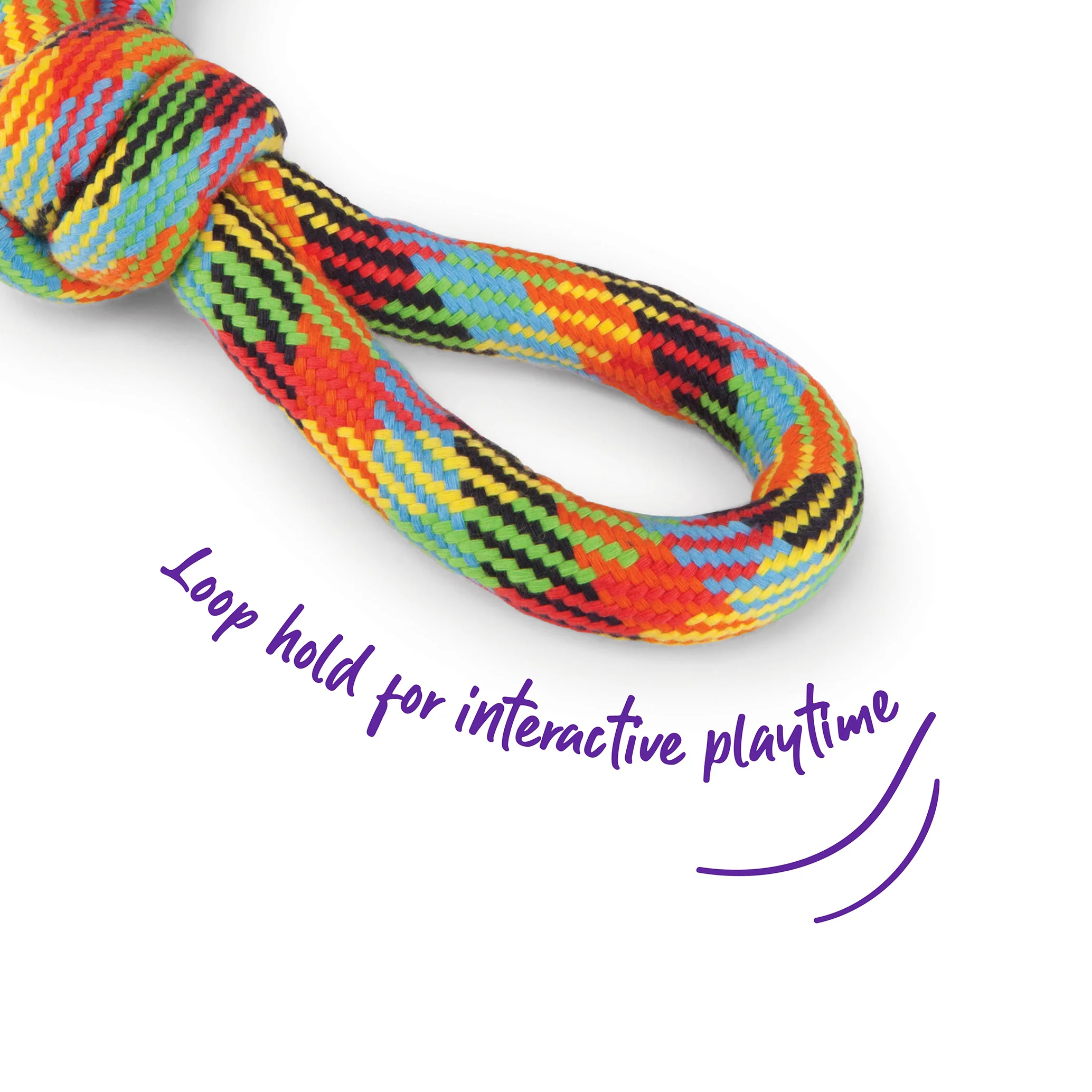 Braided Rope 3 Knot Tug - XL - Dog Toy - Image 3