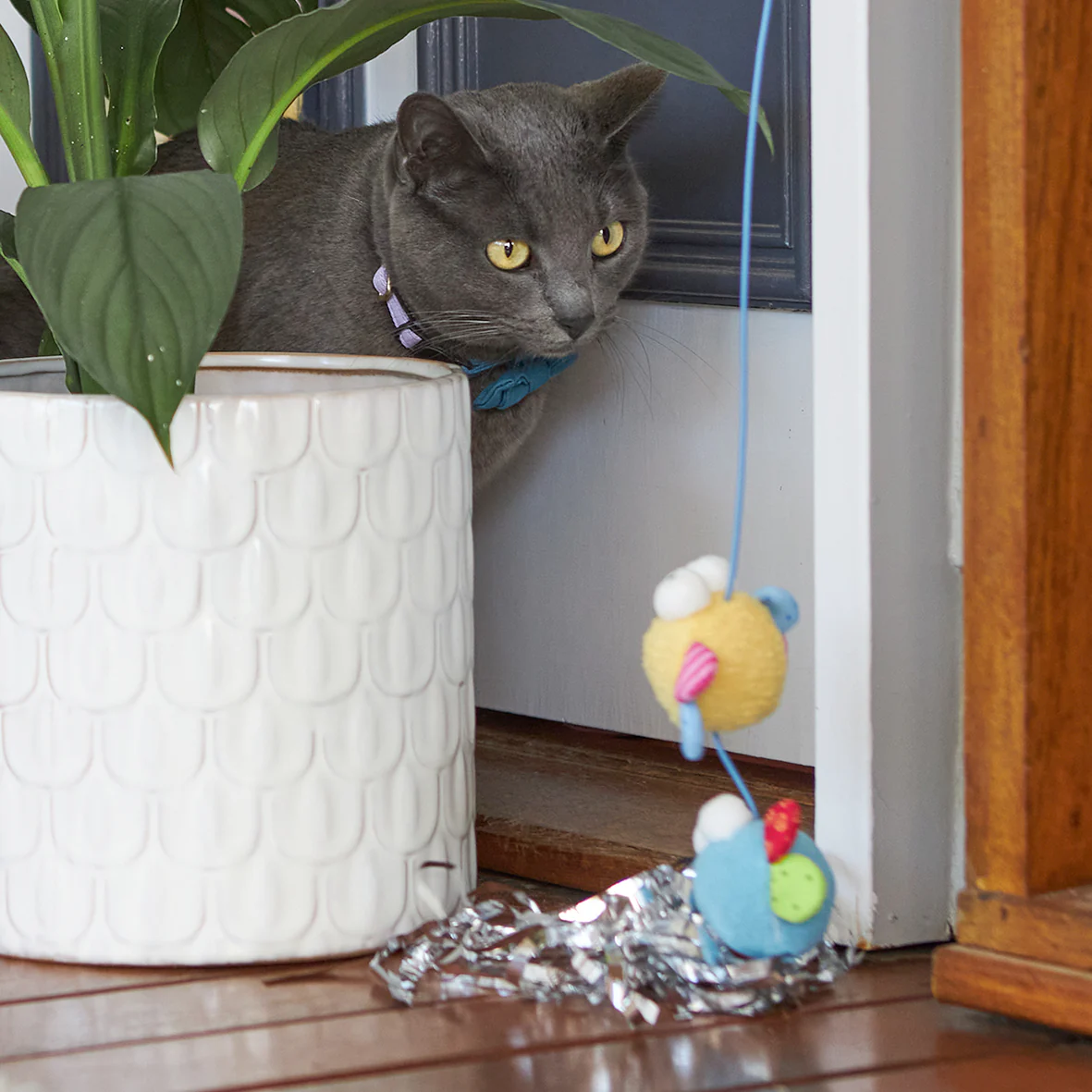 Butterfly High Chase & Play Wand with catnip - Image 6