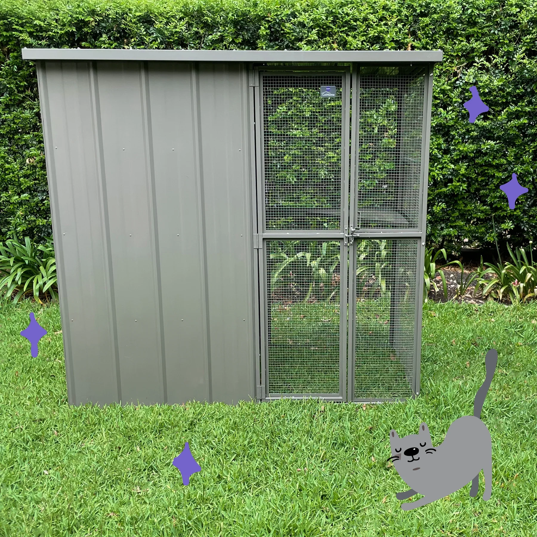 Outdoor Cat House - Main Enclosure - Image 3