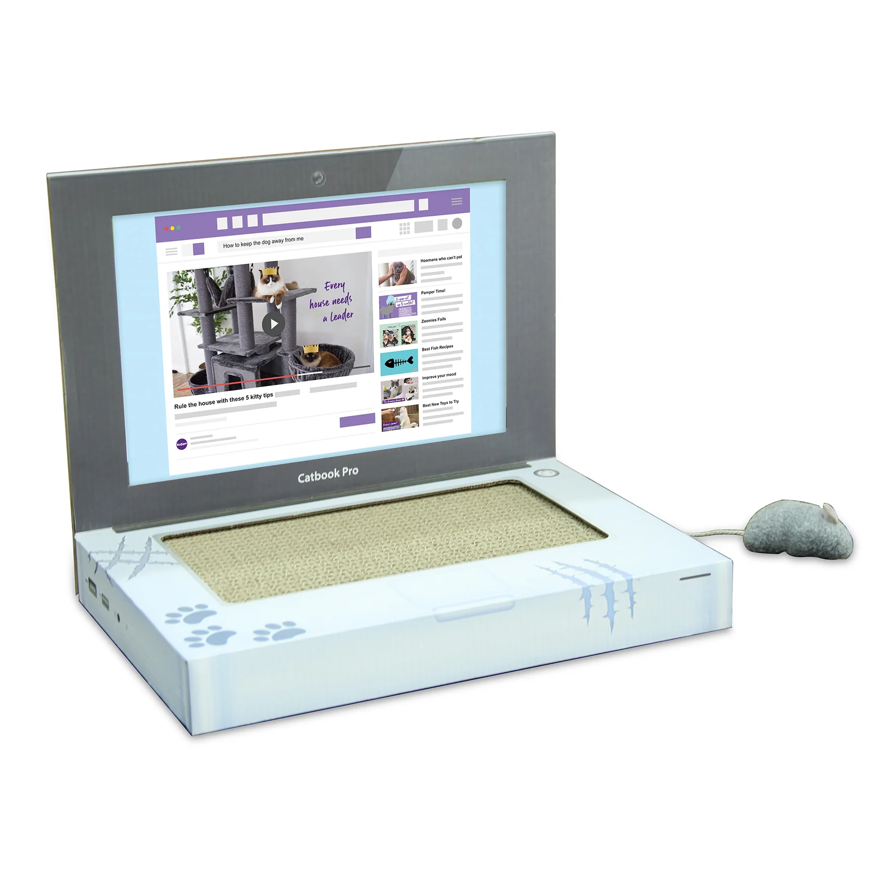 Catbook Pro - Cardboard Cat Laptop - Image 4