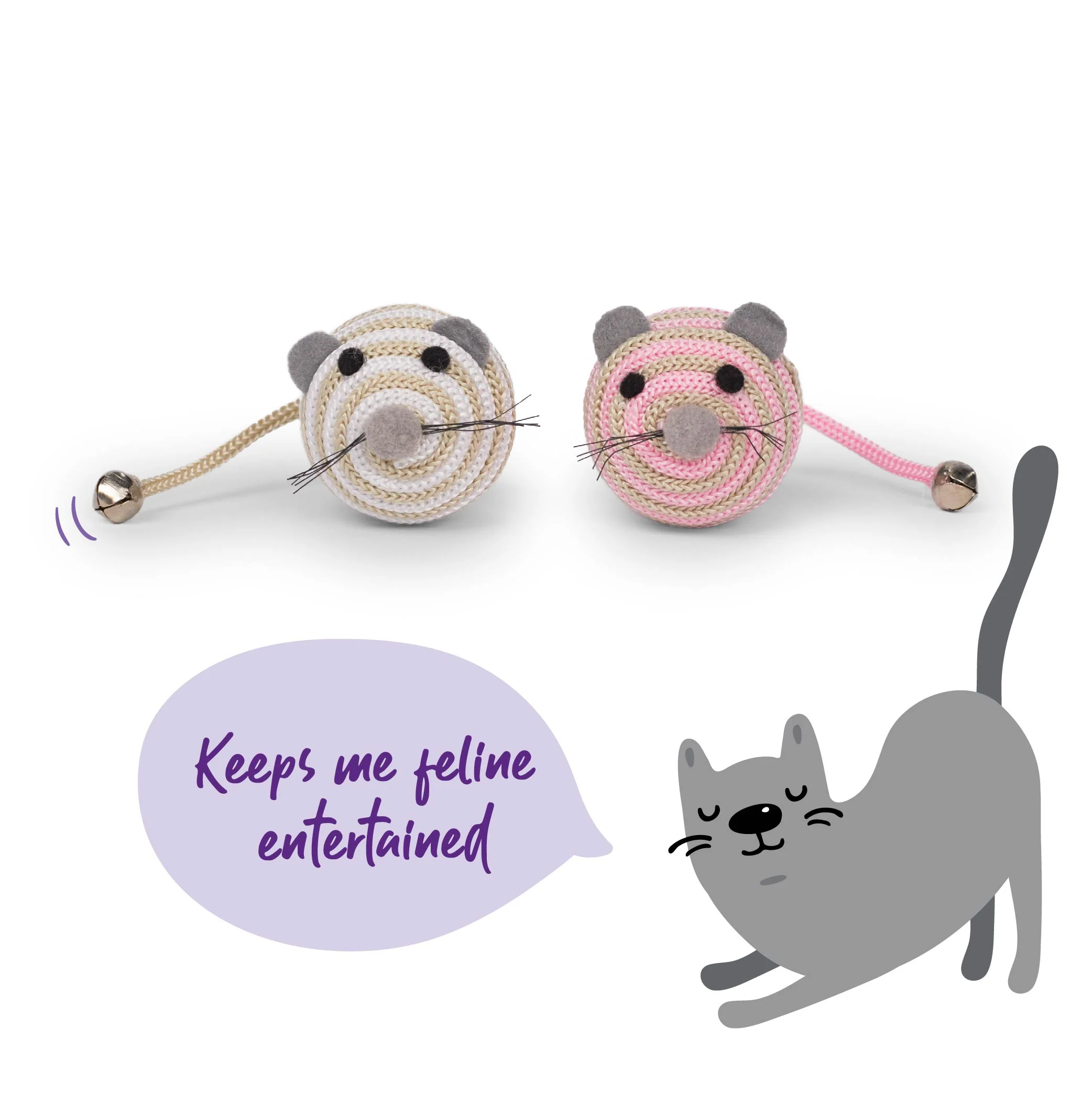 Catch & Scratch Jingle Mouse - Image 2