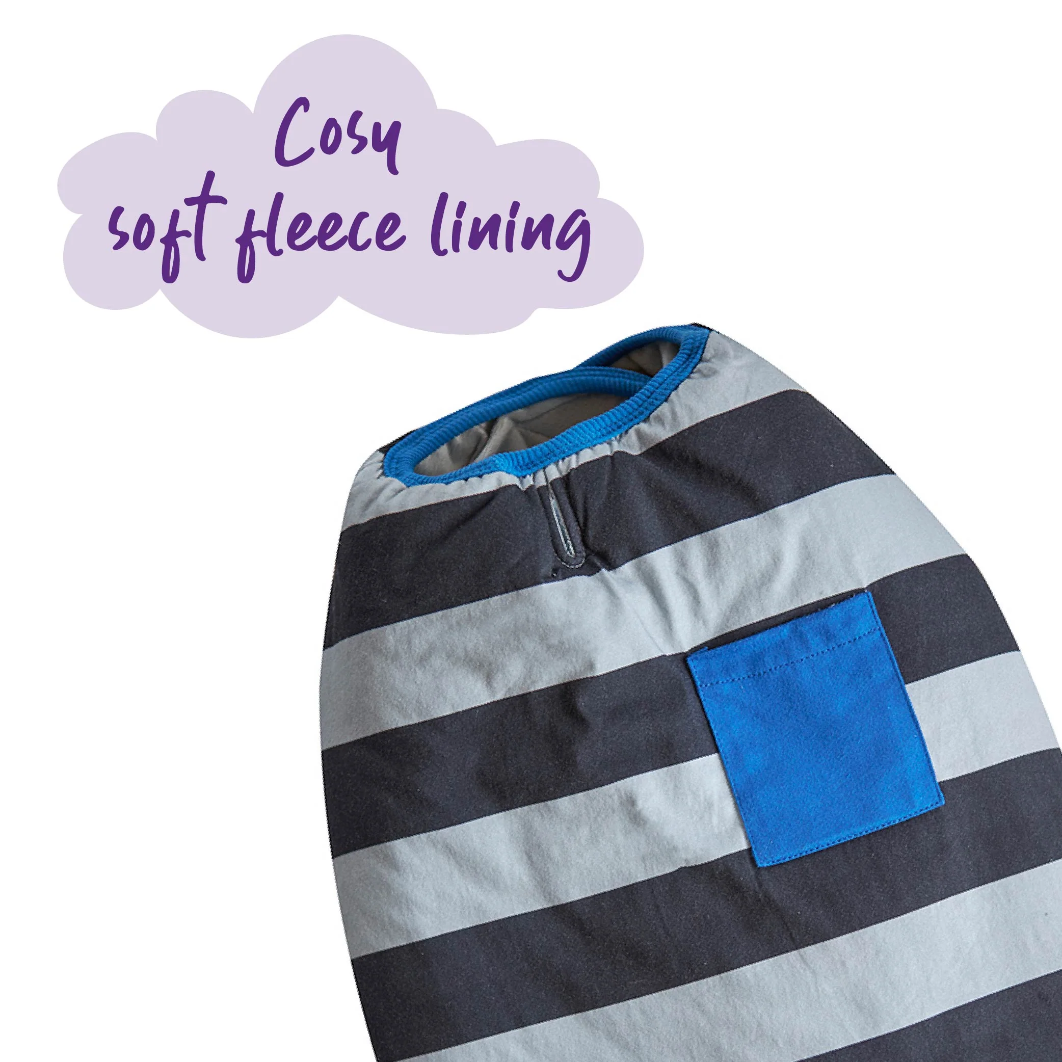 Chunky Stripe Dog Snuggie - Image 7