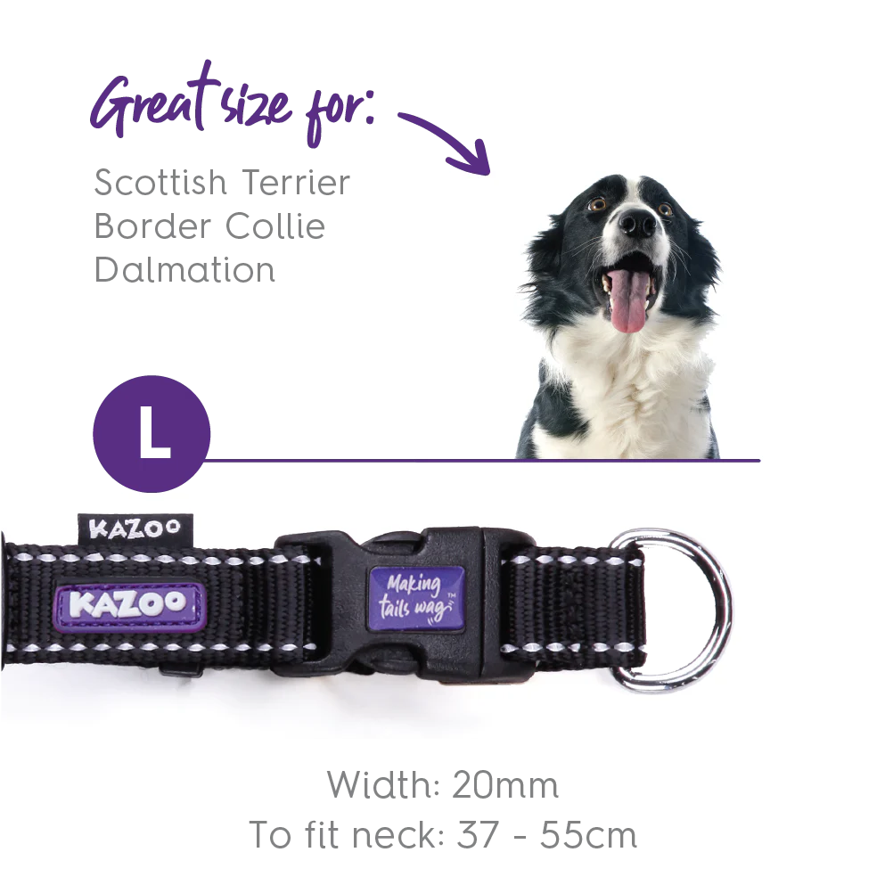 Classic Easy-clip Dog Collar - Black - Image 10