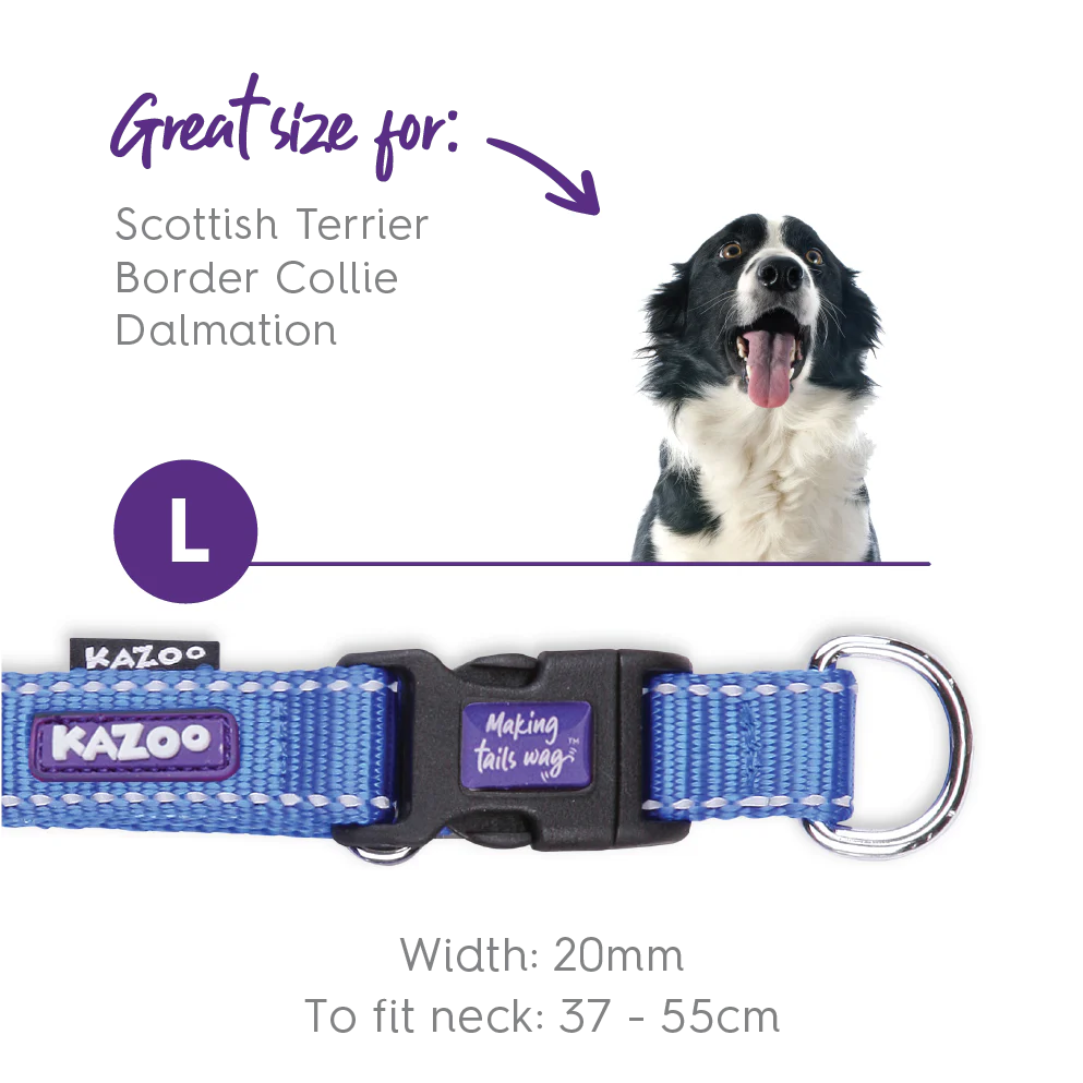 Classic Easy-clip Dog Collar - Blue - Image 8