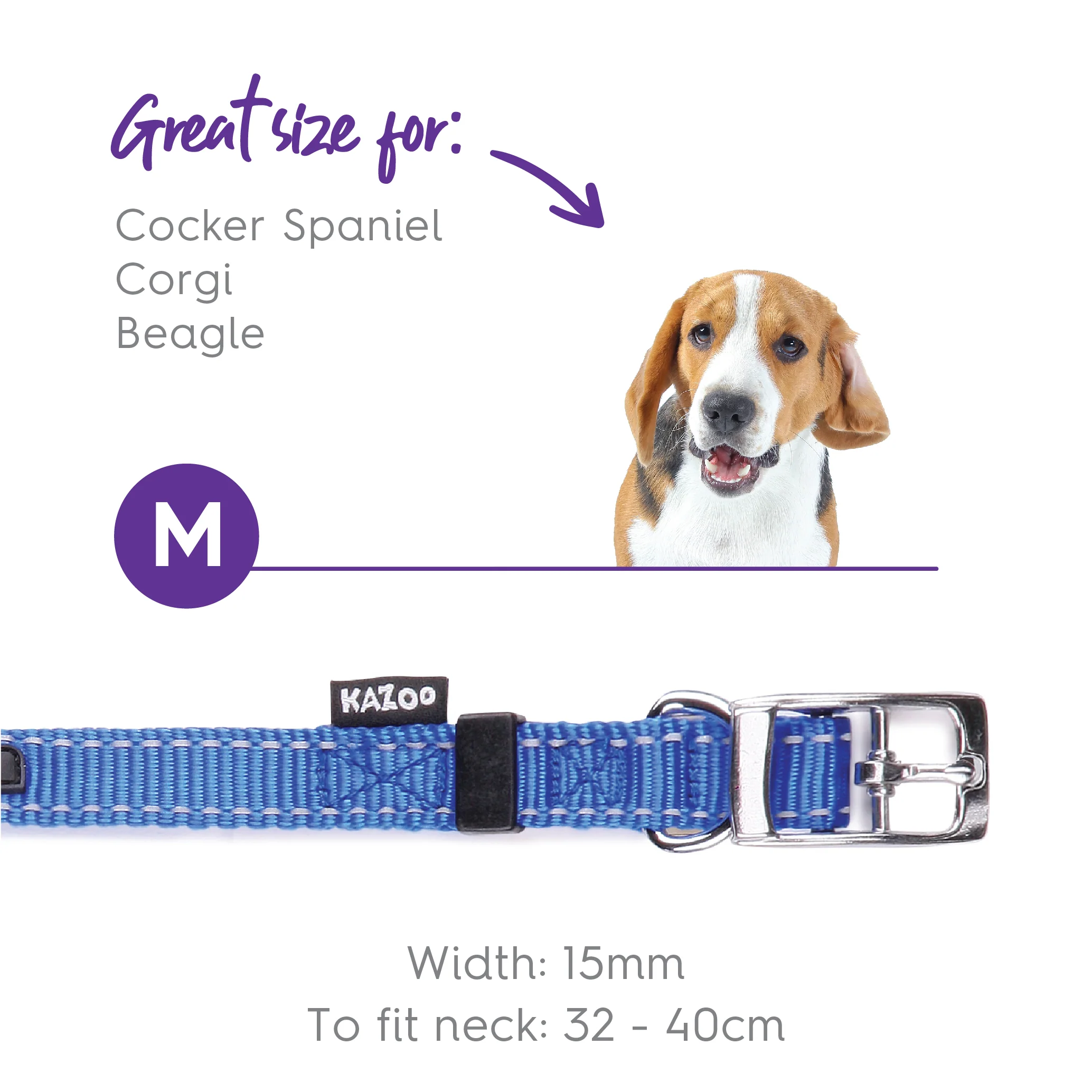 Classic Dog Collar - Blue - Image 11
