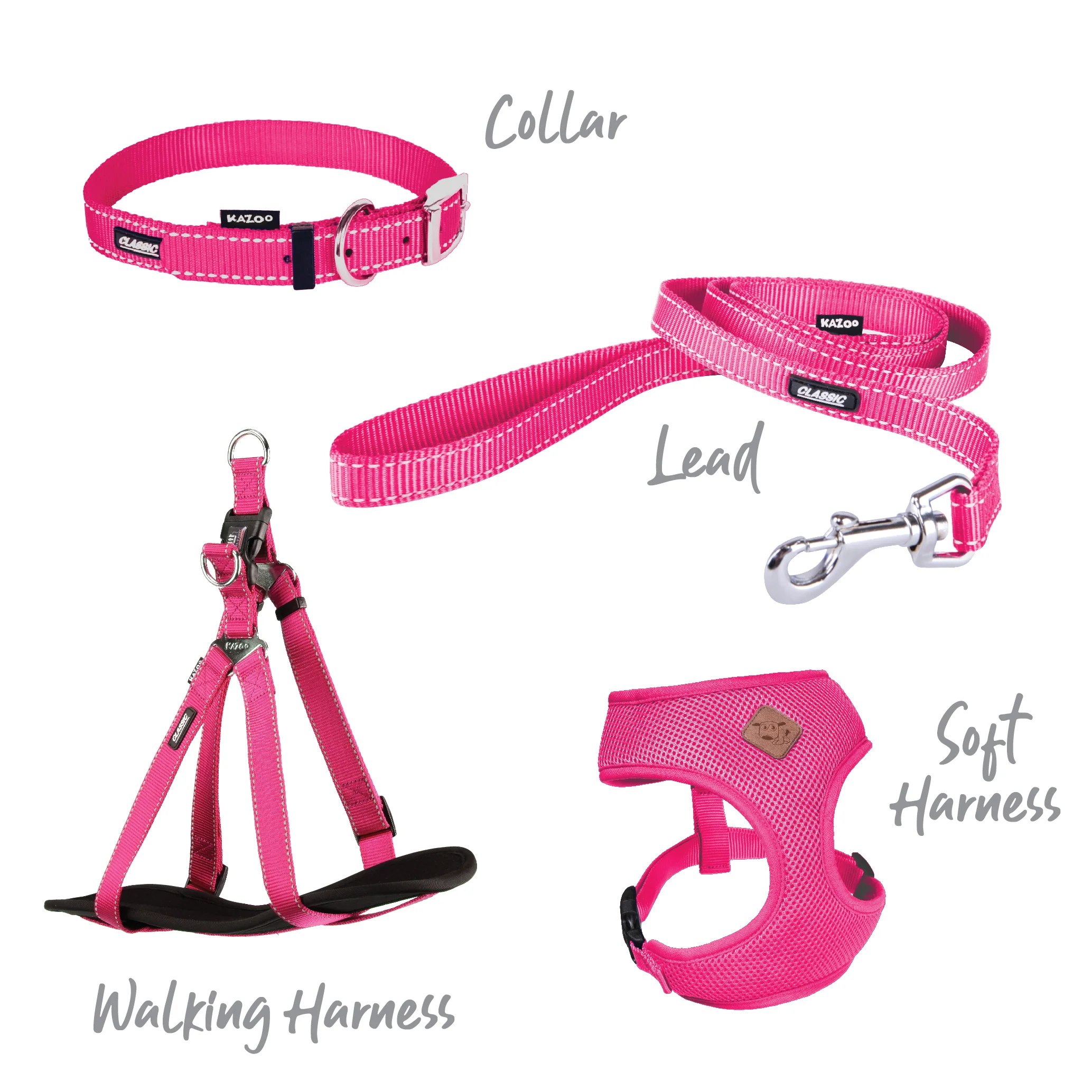 Classic Dog Collar - Pink - Image 11