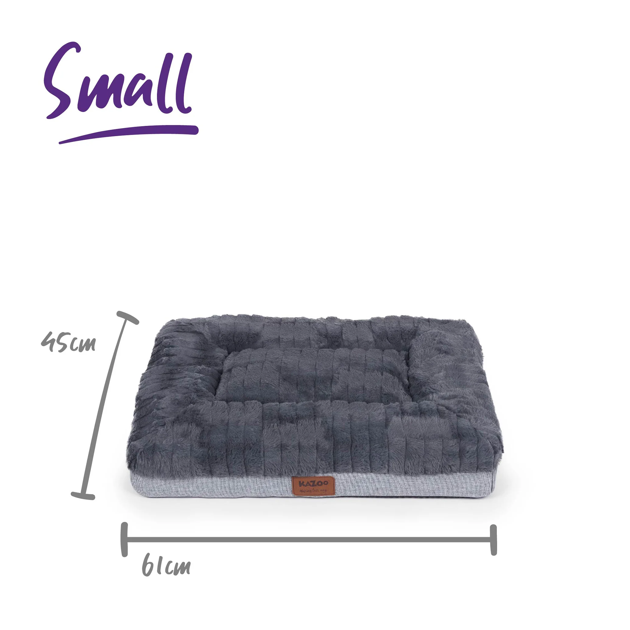 Cloud Comfort Cat Bed - Dark Grey - Image 4