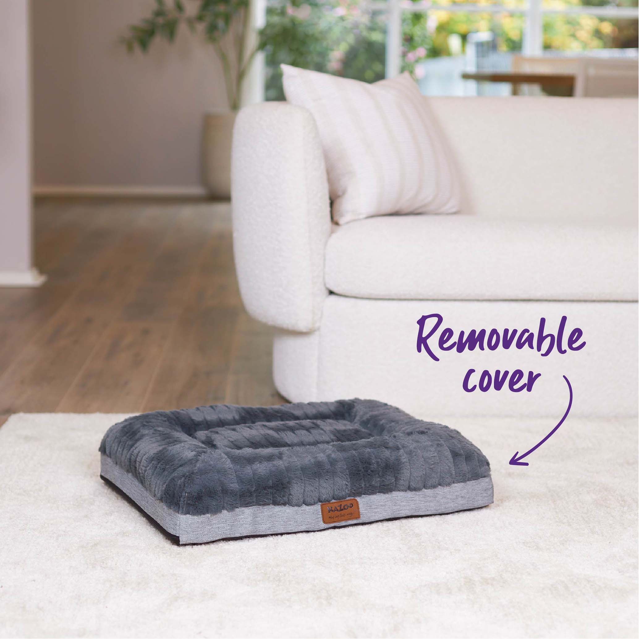 Cloud Comfort Cat Bed - Dark Grey - Image 5