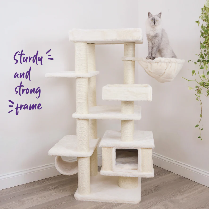 Cloud Nine Catnap Tower - Cream - Image 3