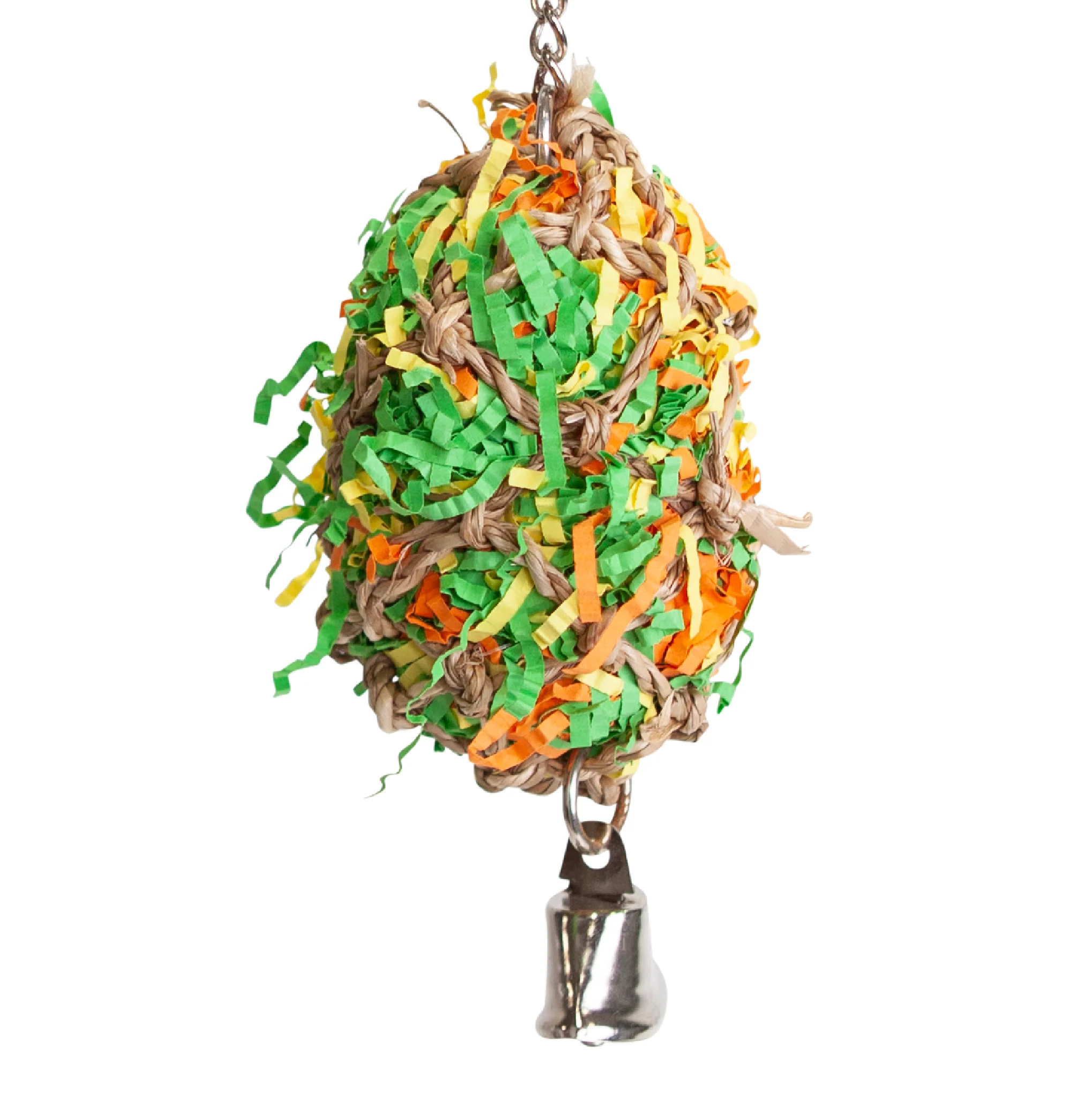 Crinkle Ball & Bell Bird Toy