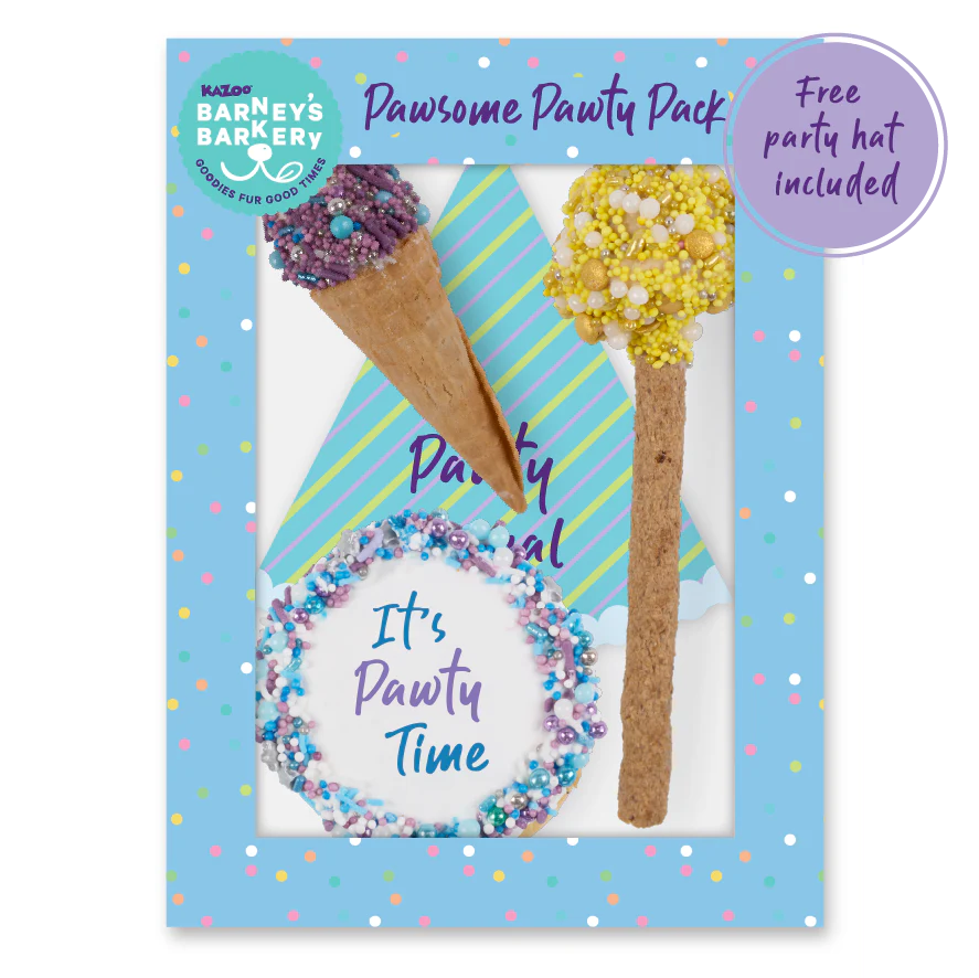 Dog Birthday Treats Party Pack - Blue - Image 6