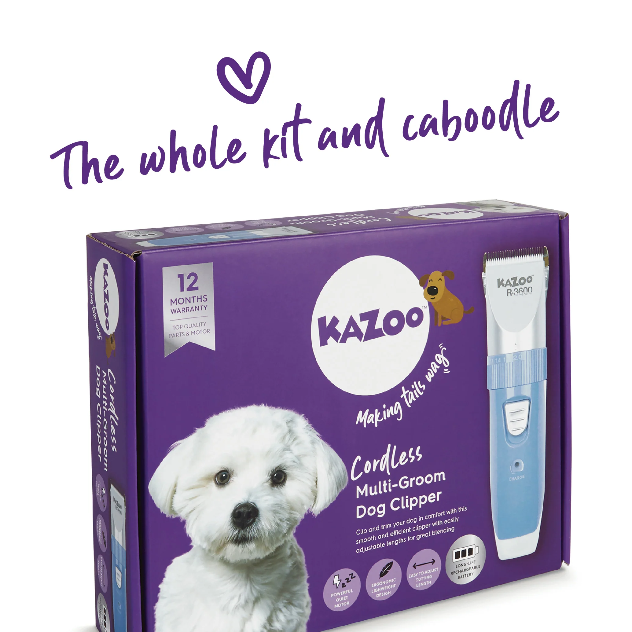 Cordless Multi-Groom Dog Clipper - Image 6