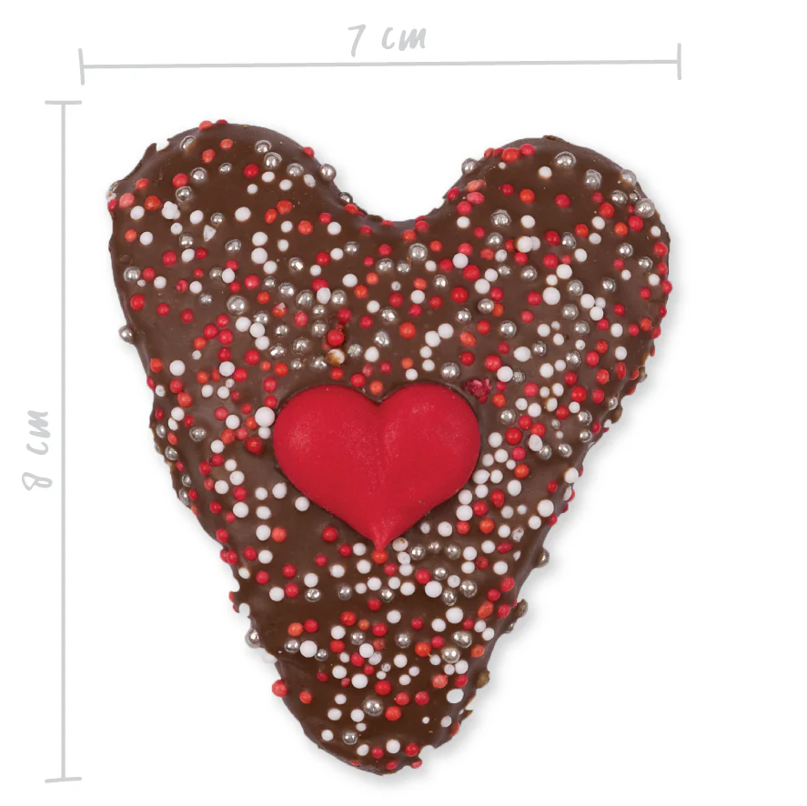 Dog Heart Cookie - Carob - Image 4