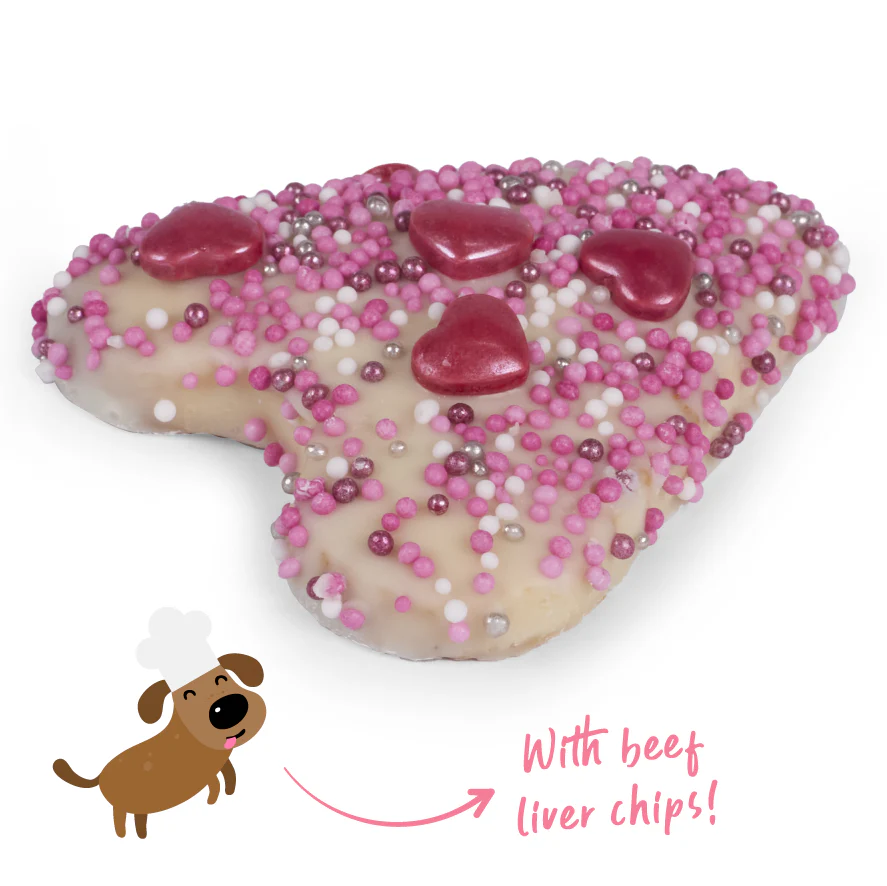 Dog Heart Cookie - Yoghurt - Image 3