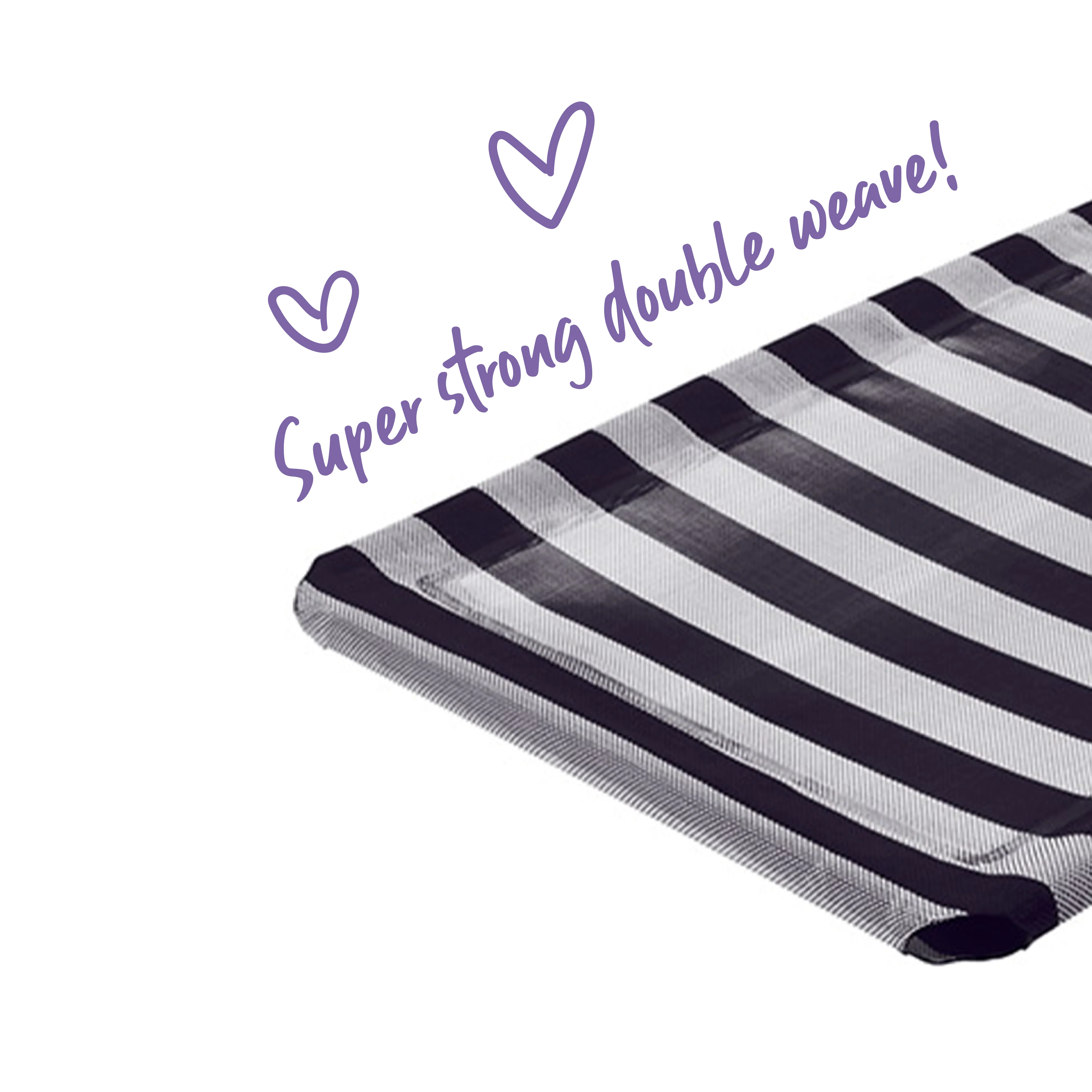 Everyday Outdoor Bed - Replacement Cover - Black & White - Image 6