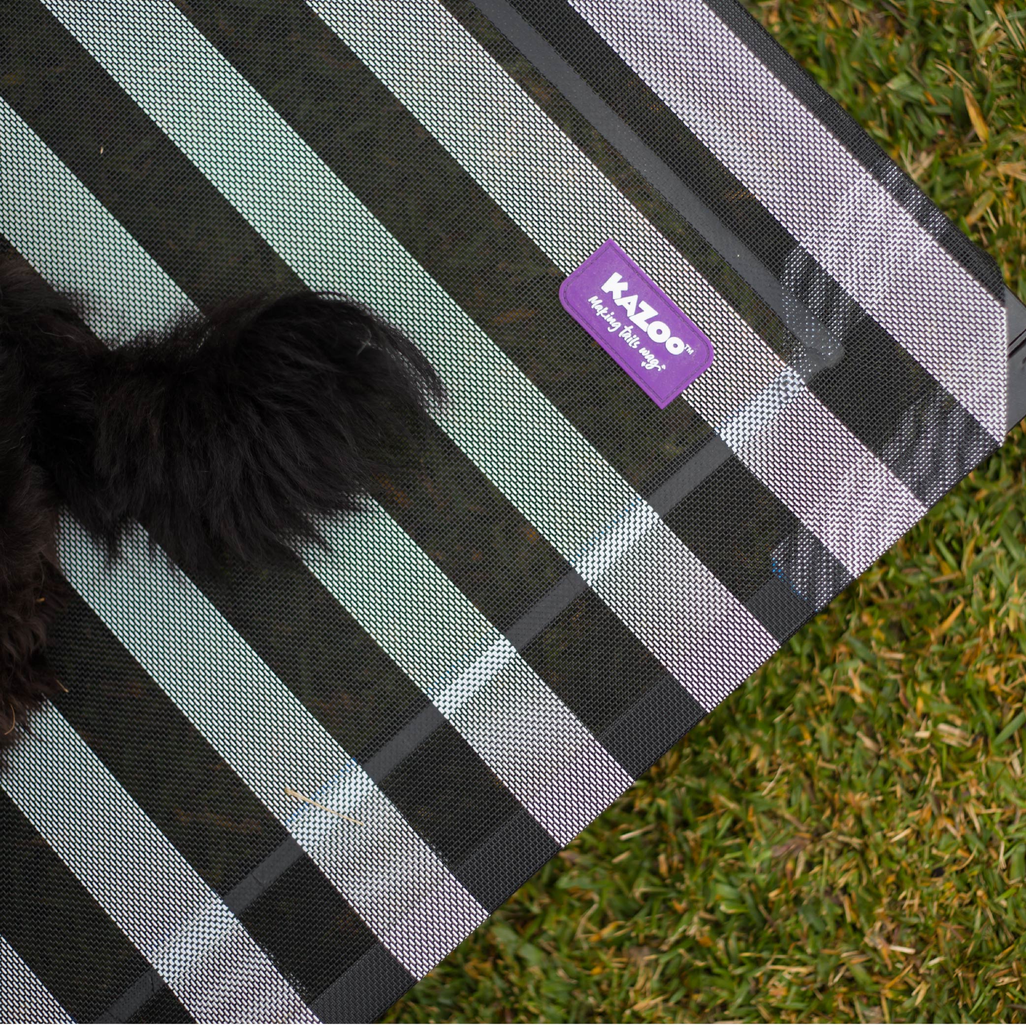 Everyday Outdoor Dog Bed - Black & White - Image 17