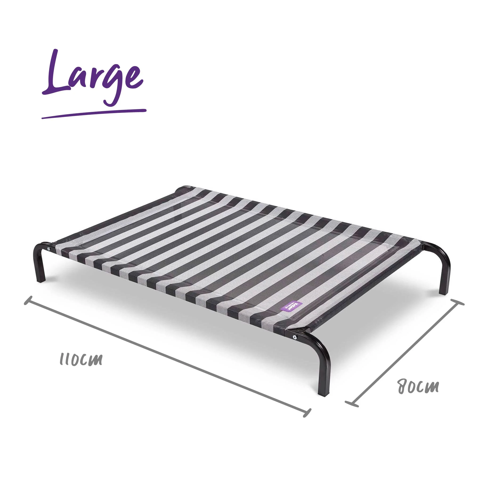 Everyday Outdoor Dog Bed - Black & White - Image 21