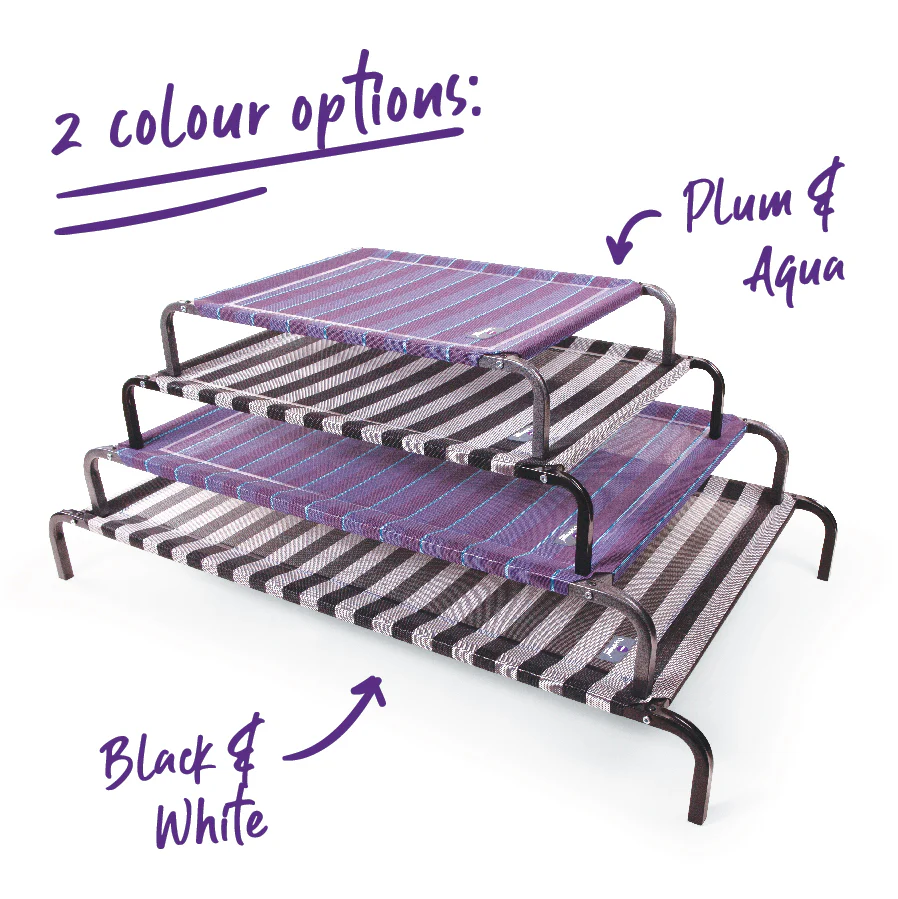 Everyday Outdoor Dog Bed - Black & White - Image 4