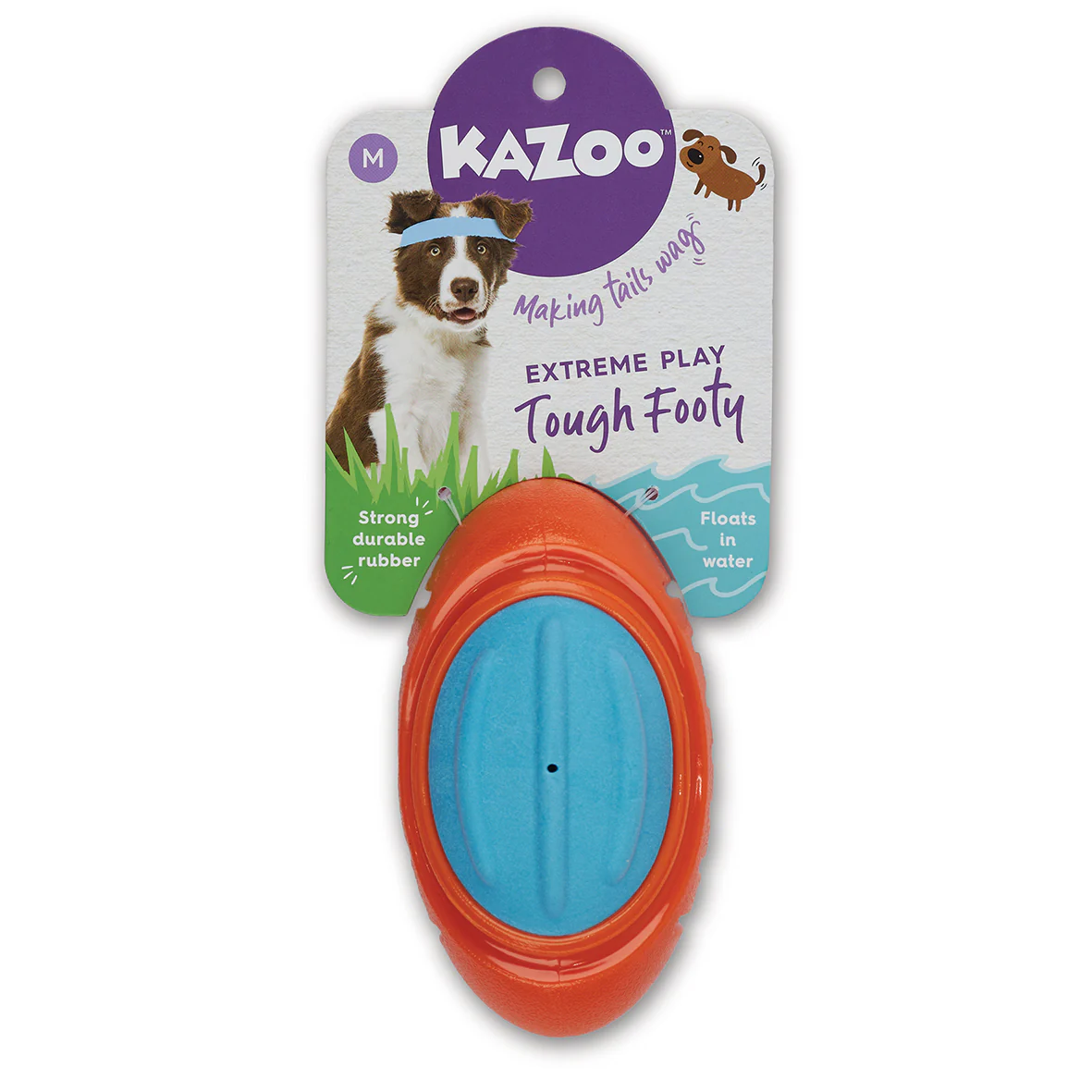 Extreme Play Dog Tough Footy Ball - Medium - Image 3