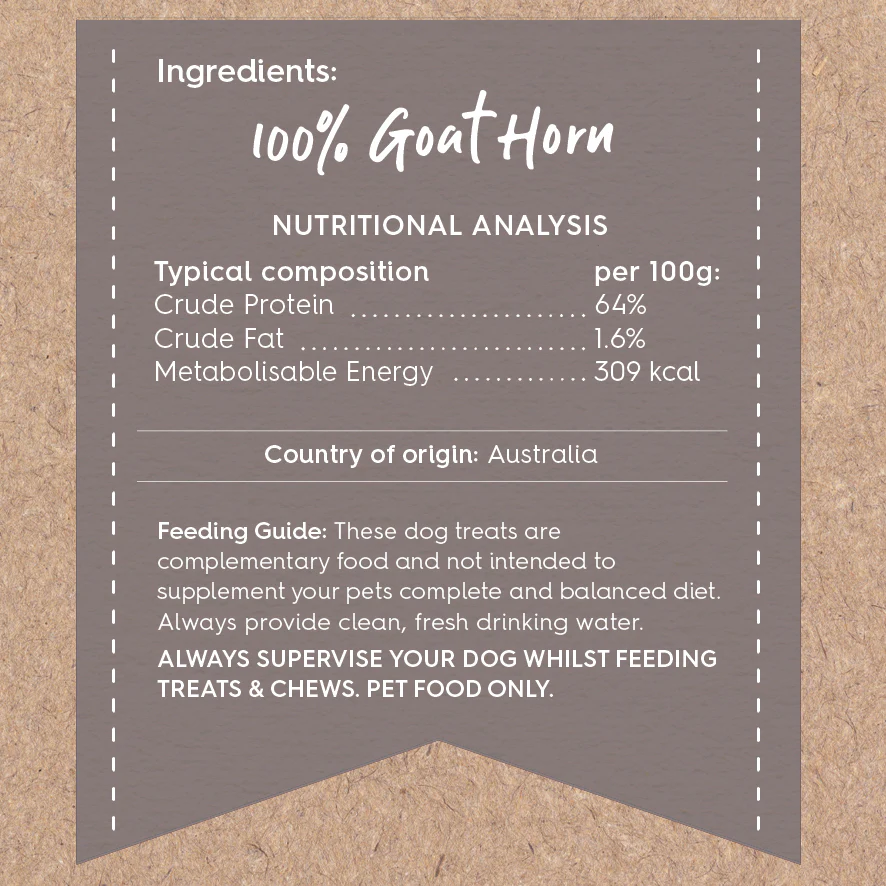 Aussie Goat Horn Dog Treat - Image 3