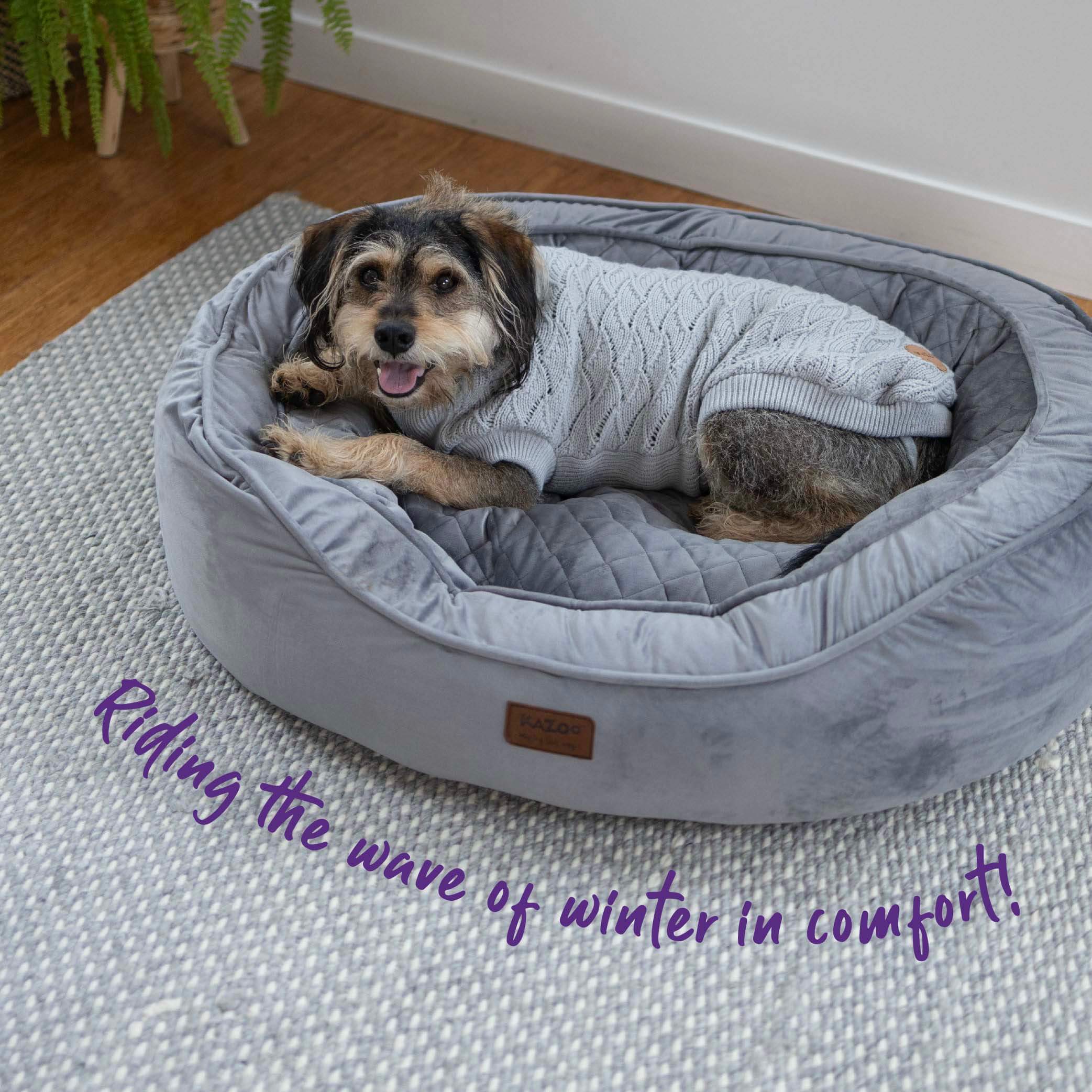 Grey Wave Dog Jumper - Image 8