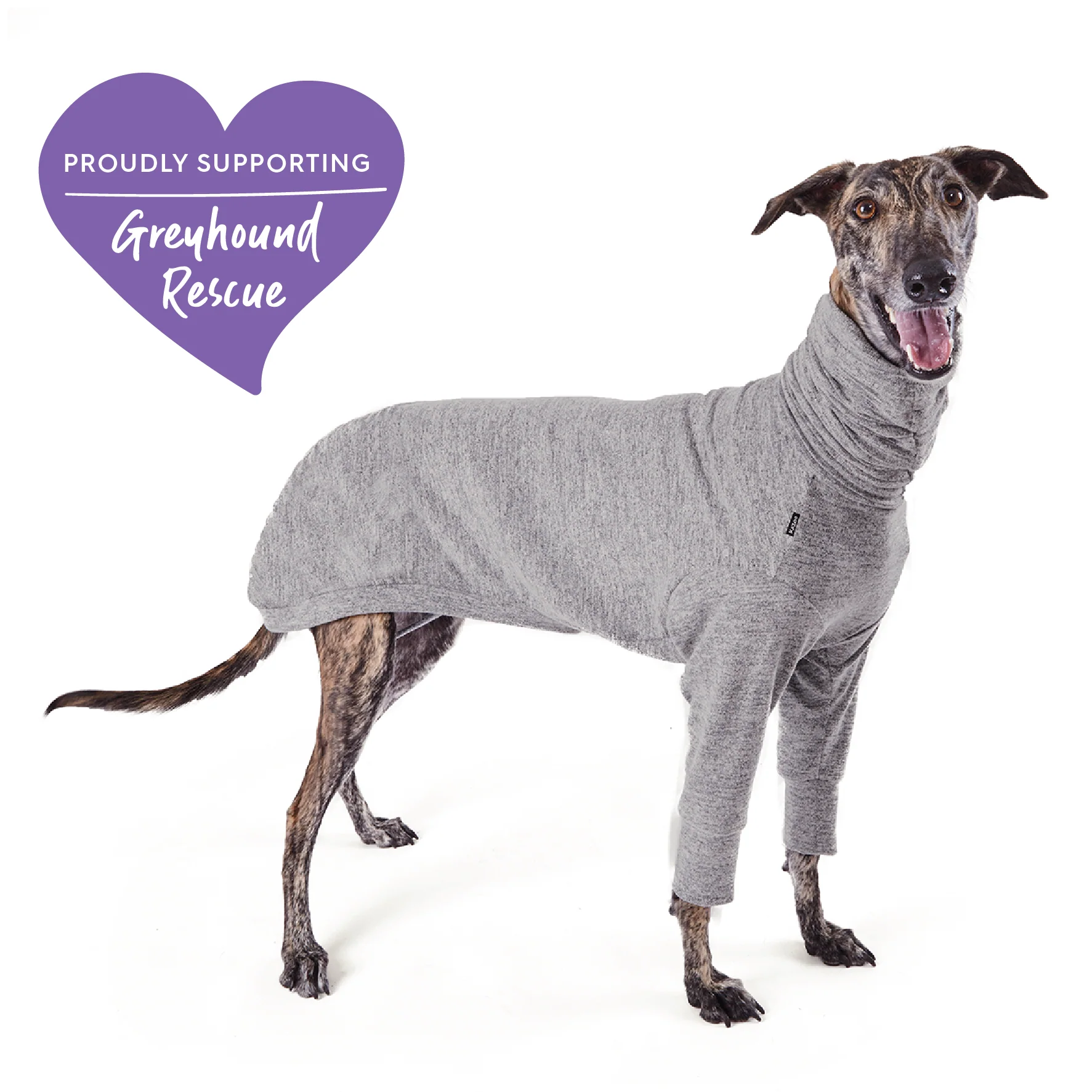Greyhound Softie Jumper - Grey - Image 2