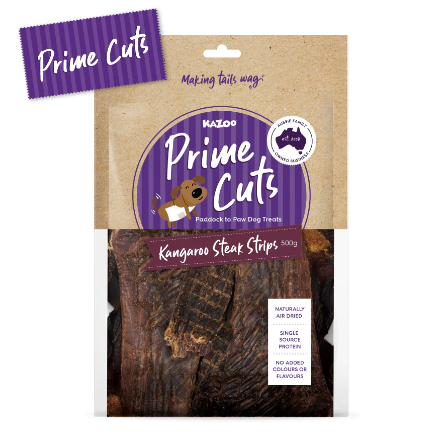 Aussie Kangaroo Steak Strips Dog Treat - Image 3