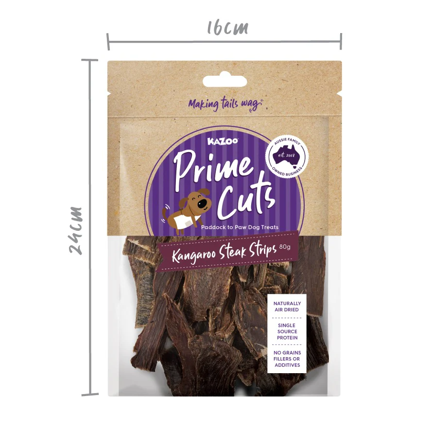Aussie Kangaroo Steak Strips Dog Treat - Image 6