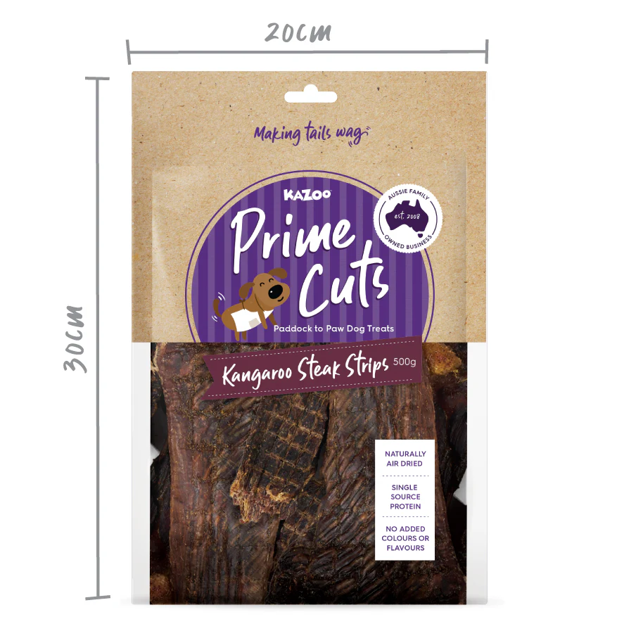 Aussie Kangaroo Steak Strips Dog Treat - Image 7