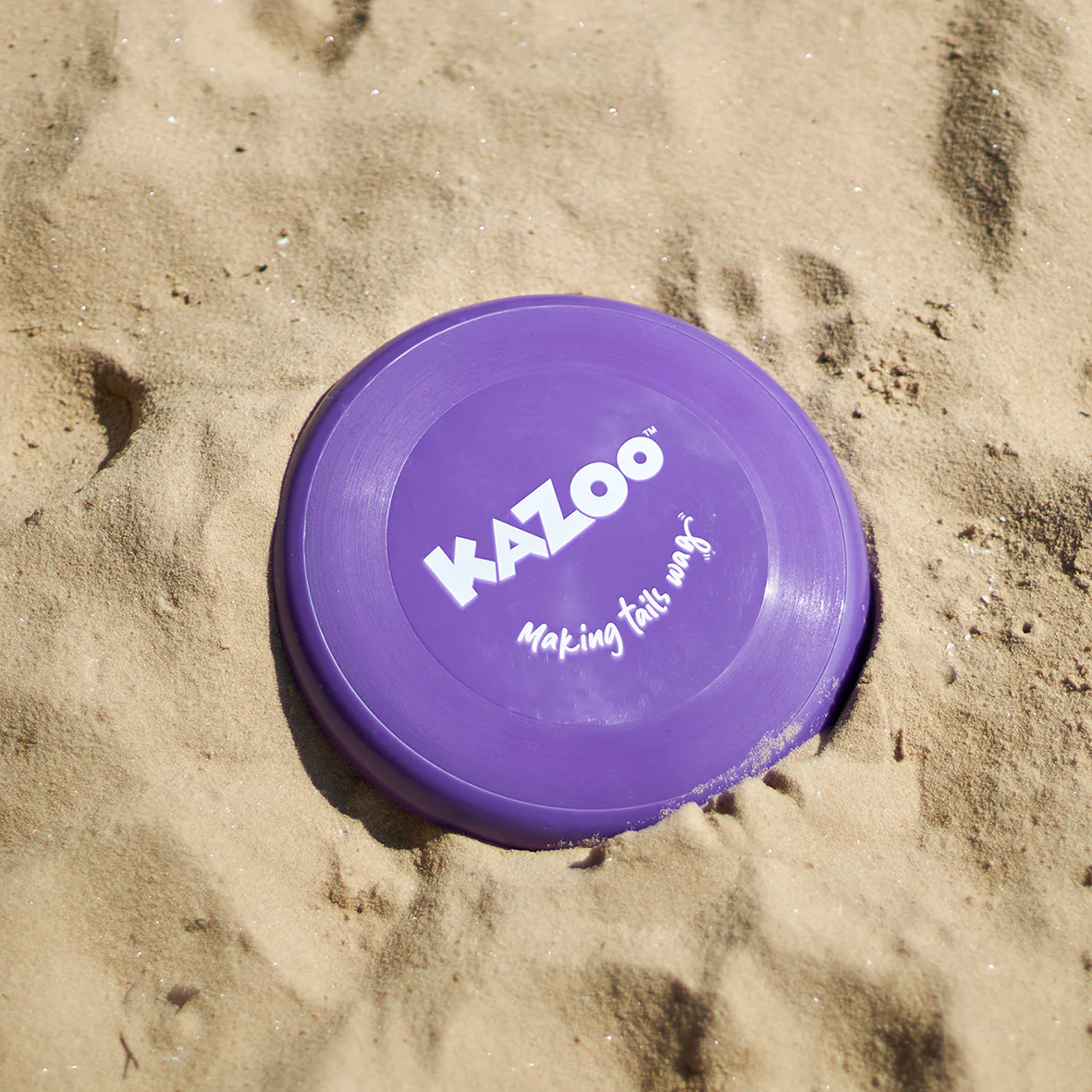 Kazoo Purple Frisbee Dog Toy - Image 3