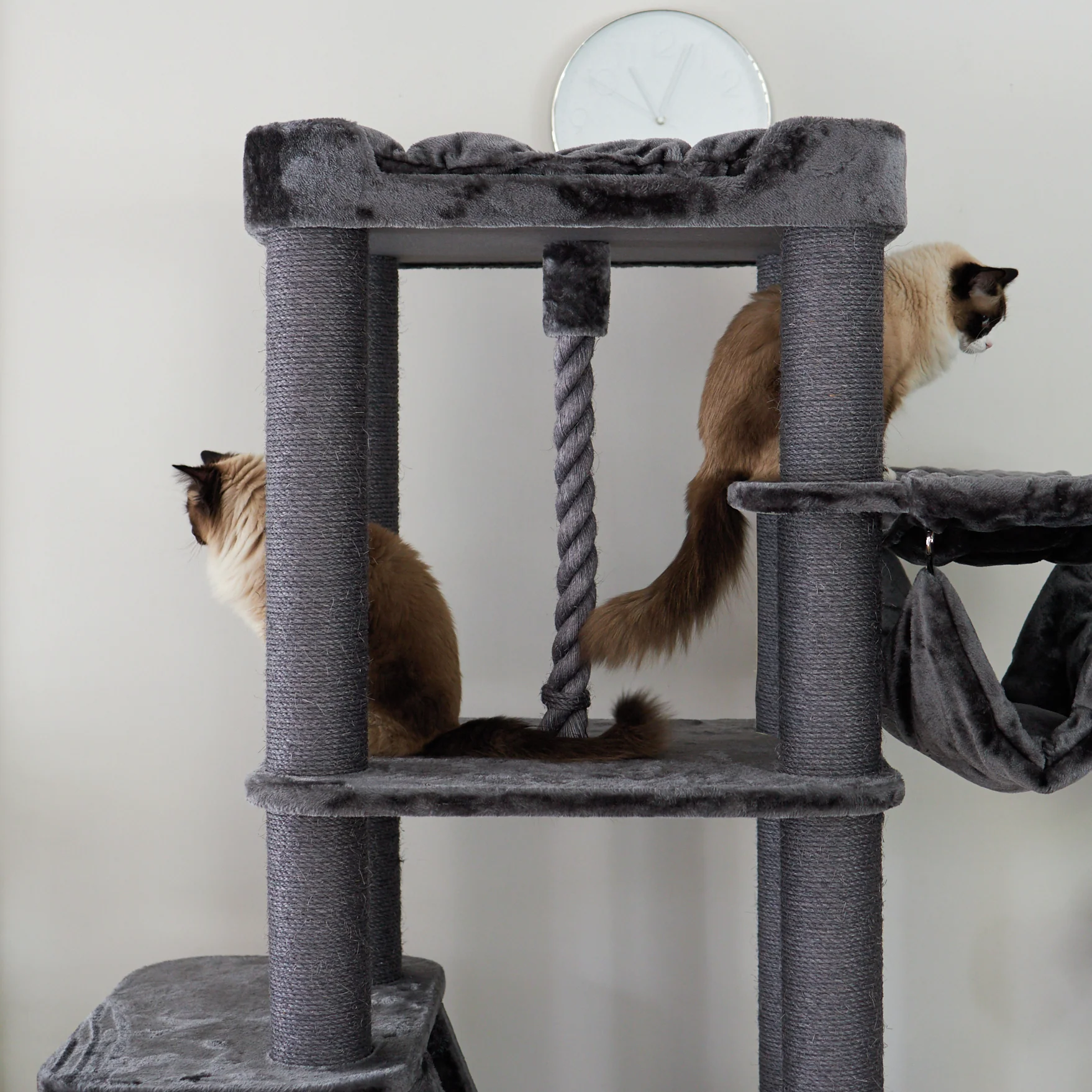 Kitty Climb Playground - Charcoal - Image 4