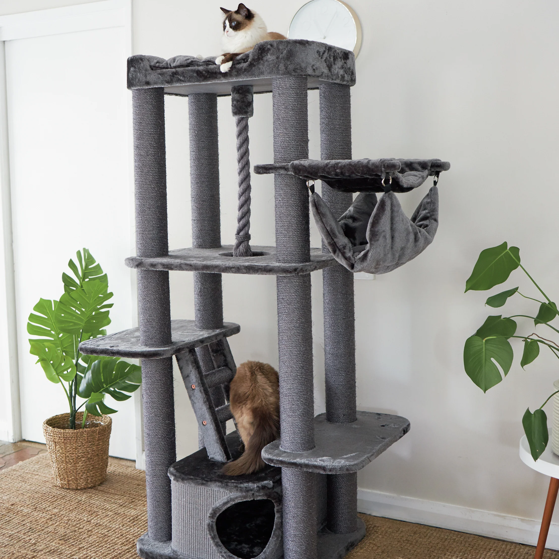 Kitty Climb Playground - Charcoal - Image 5