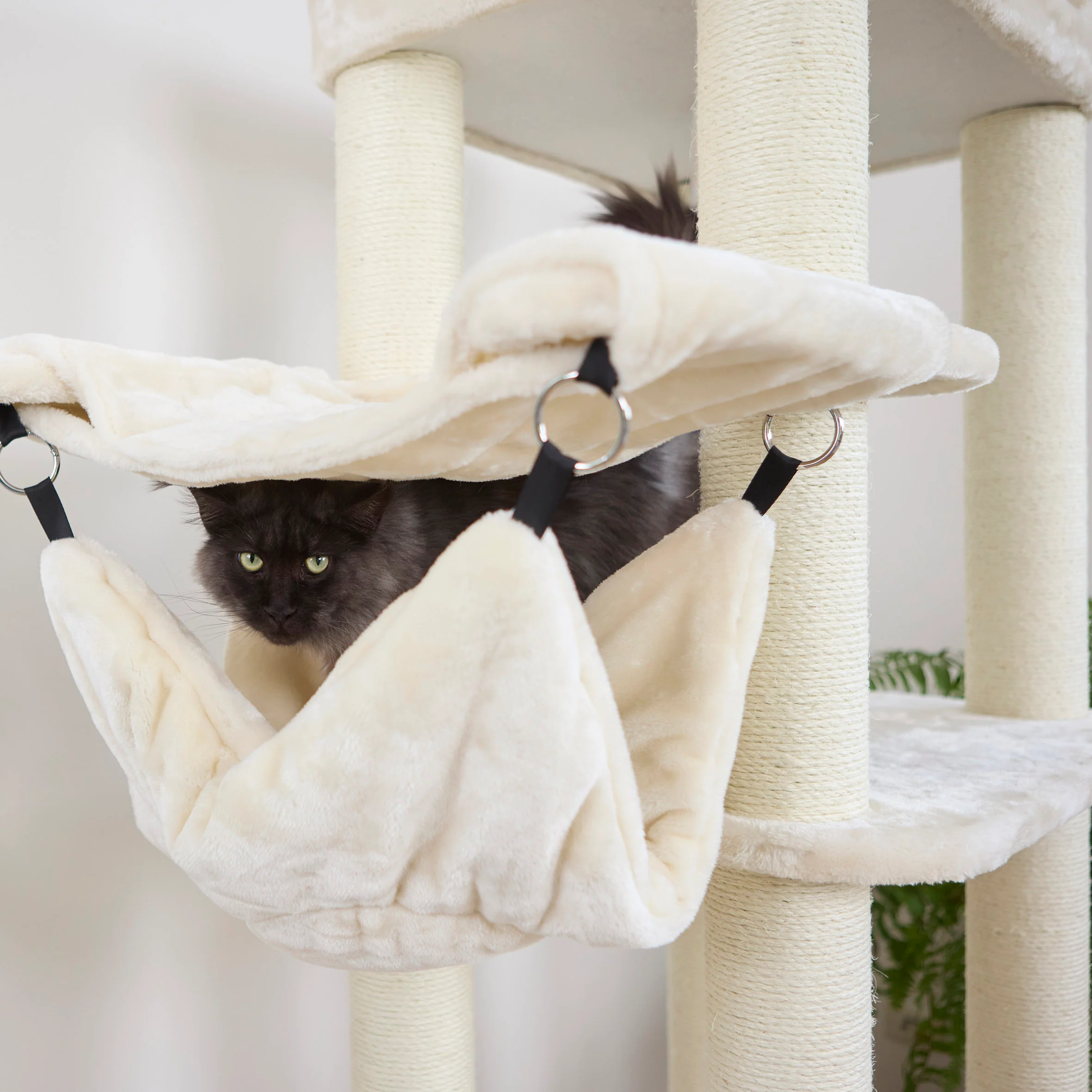 Kitty Climb Playground - Cream - Image 9