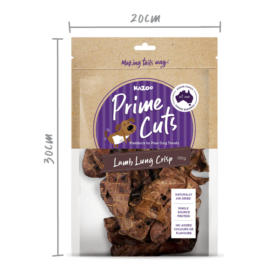 Aussie Lamb Lung Crisps Dog Treats - Image 8