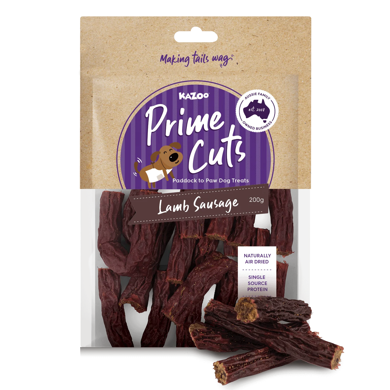 Aussie Lamb Sausage Dog Treats